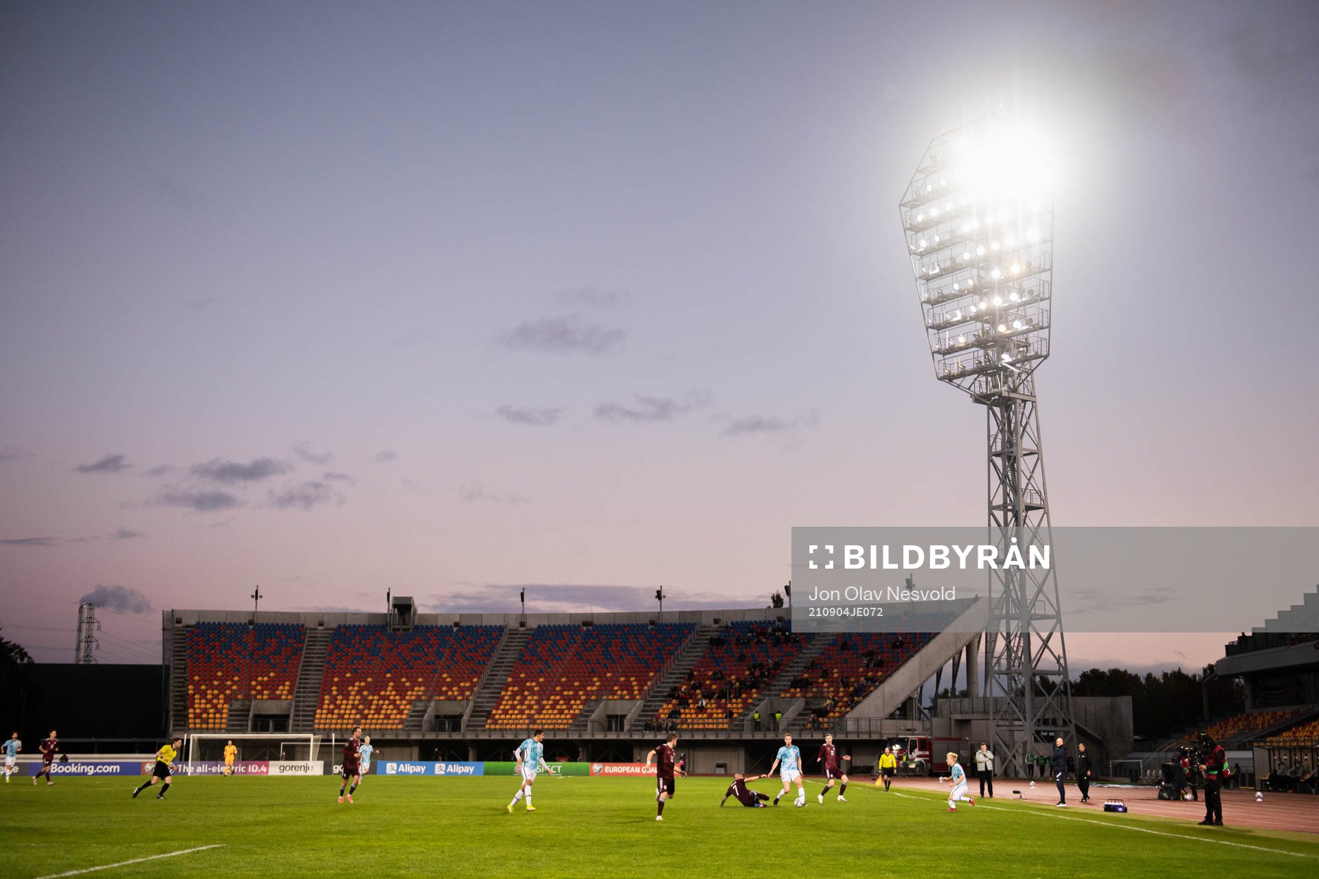General view over the FIFA World Cup Qualifier football