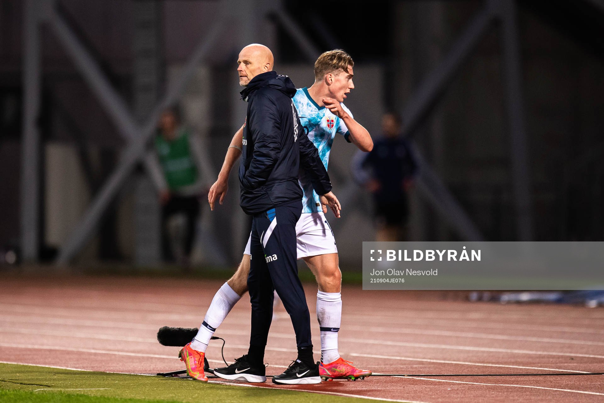 Ståle Solbakken, head coach of Norway, and Kristian
