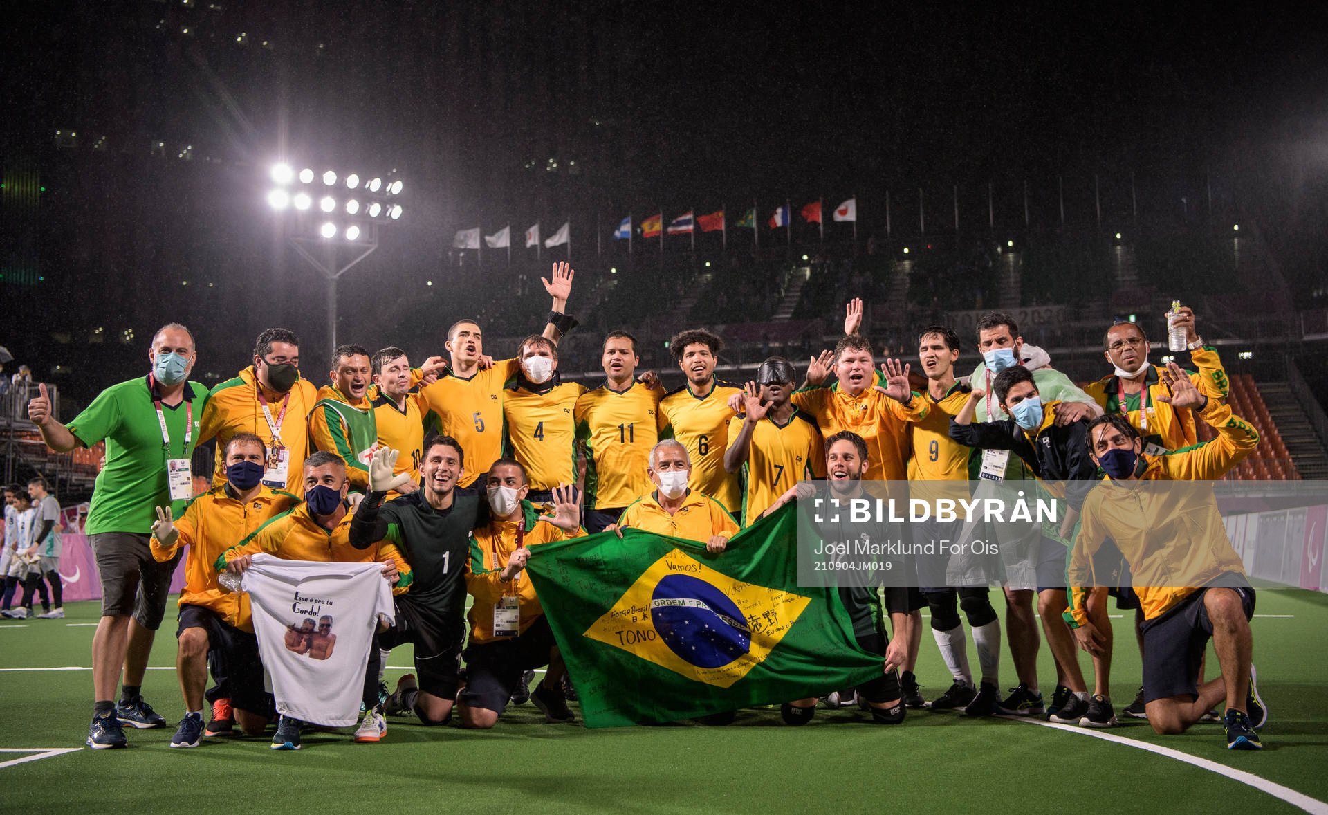 A handout photo made available by the Olympic Information