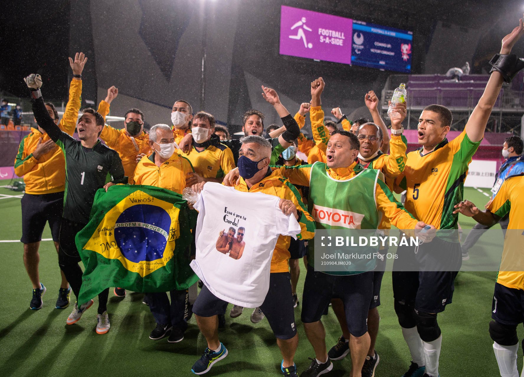 A handout photo made available by the Olympic Information