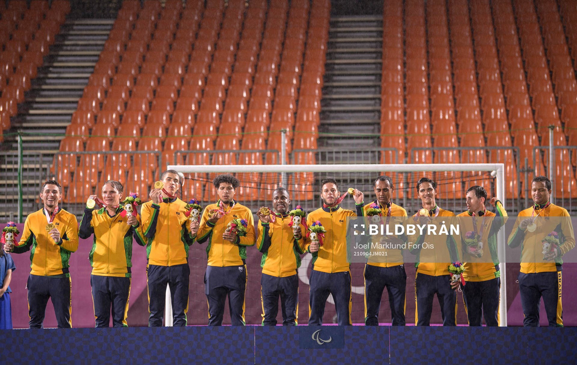 A handout photo made available by the Olympic Information