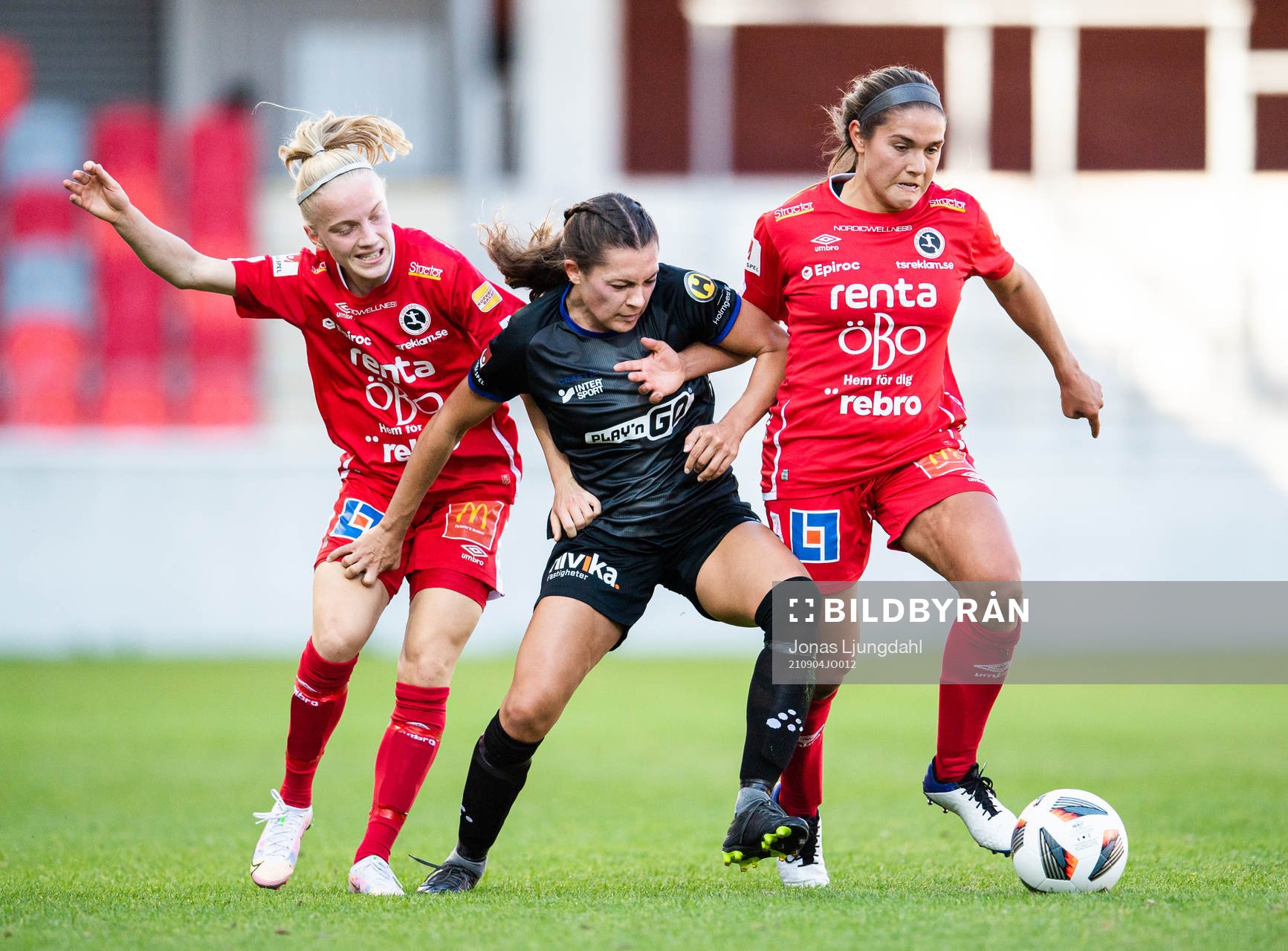 Växjös Madeline Gotta mot Örebros Anna Sandberg och