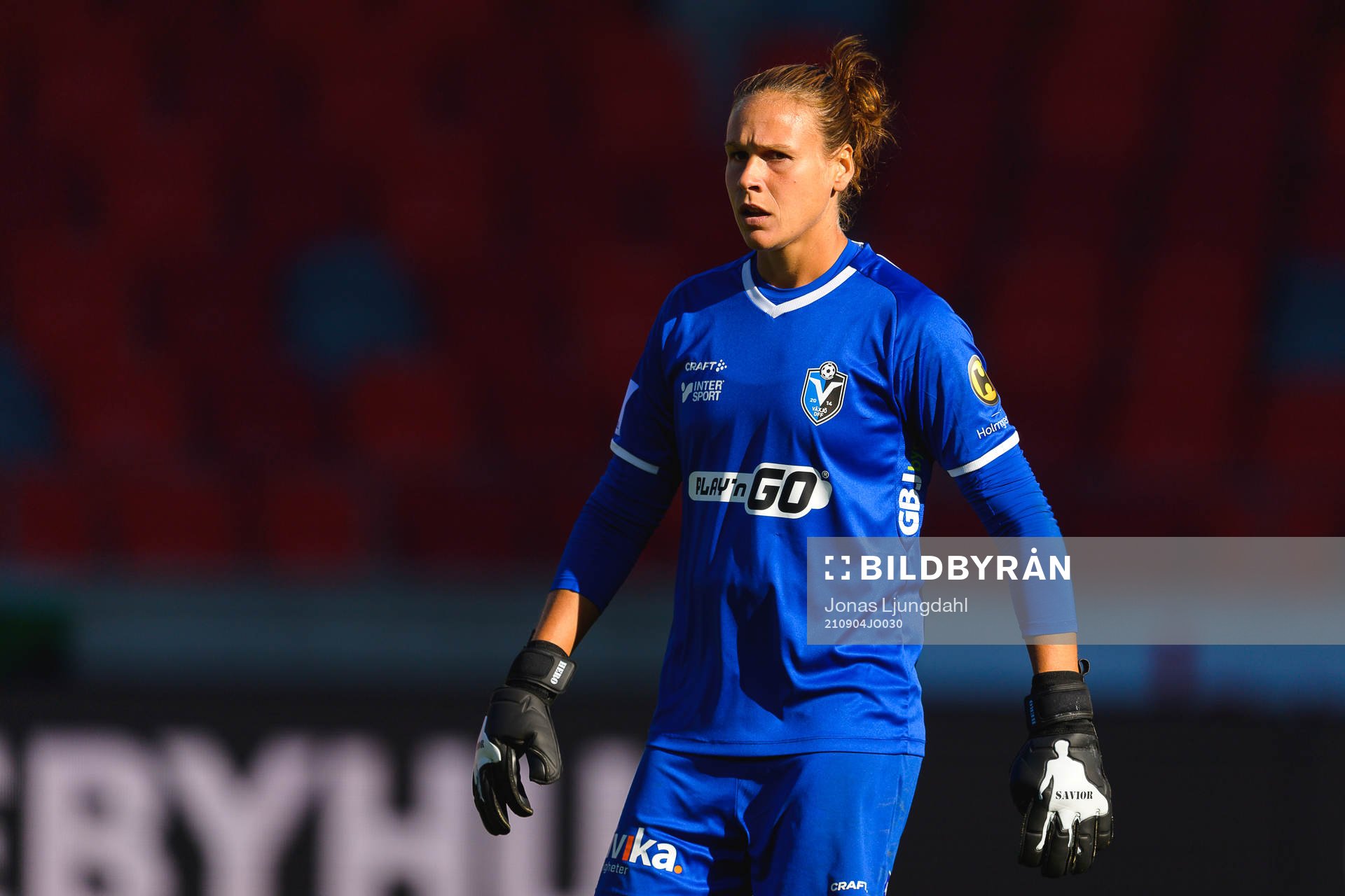 Växjös målvakt Katlynn Fraine