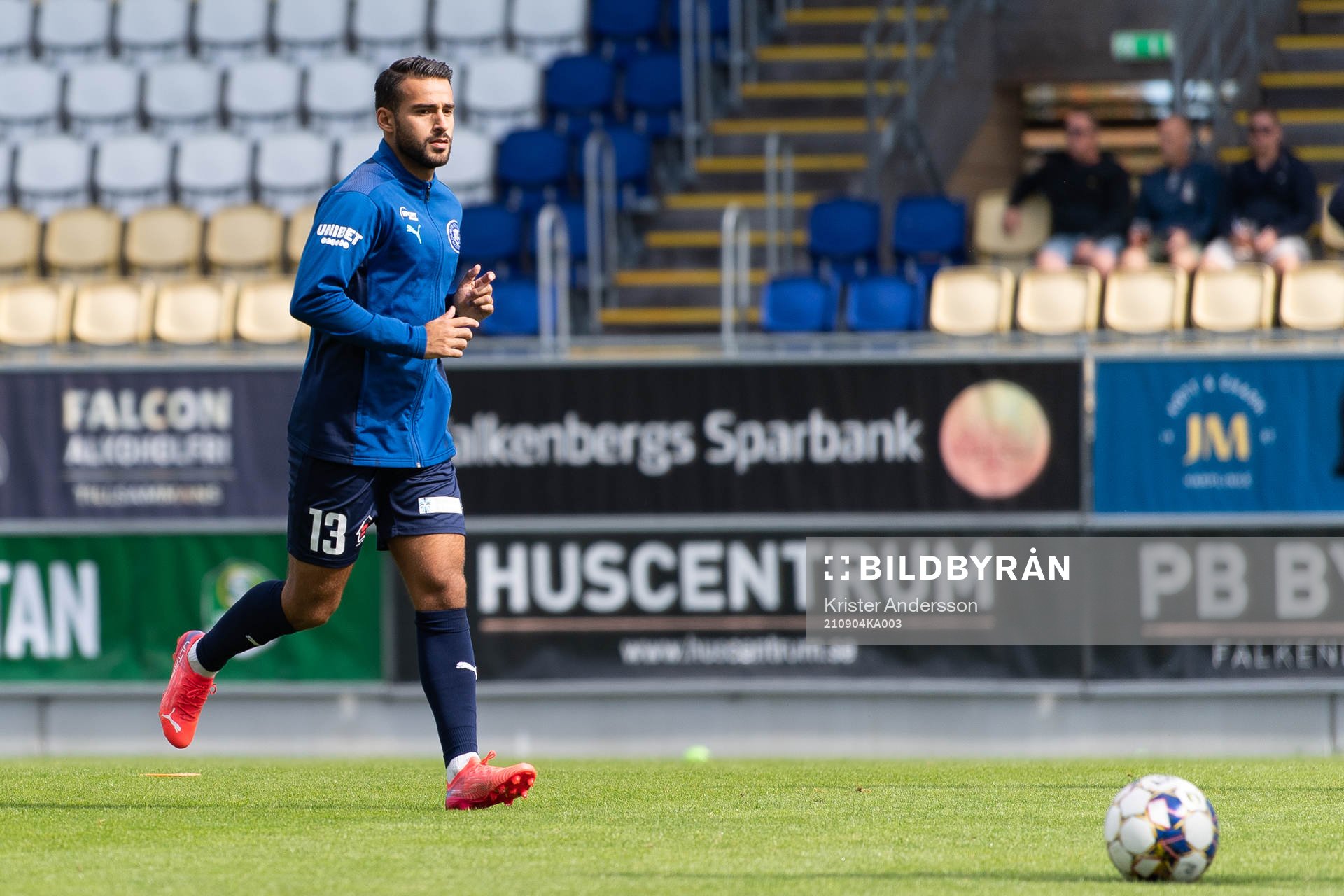 Akropolis Christian Rubio Sivodedov före fotbollsmatchen i