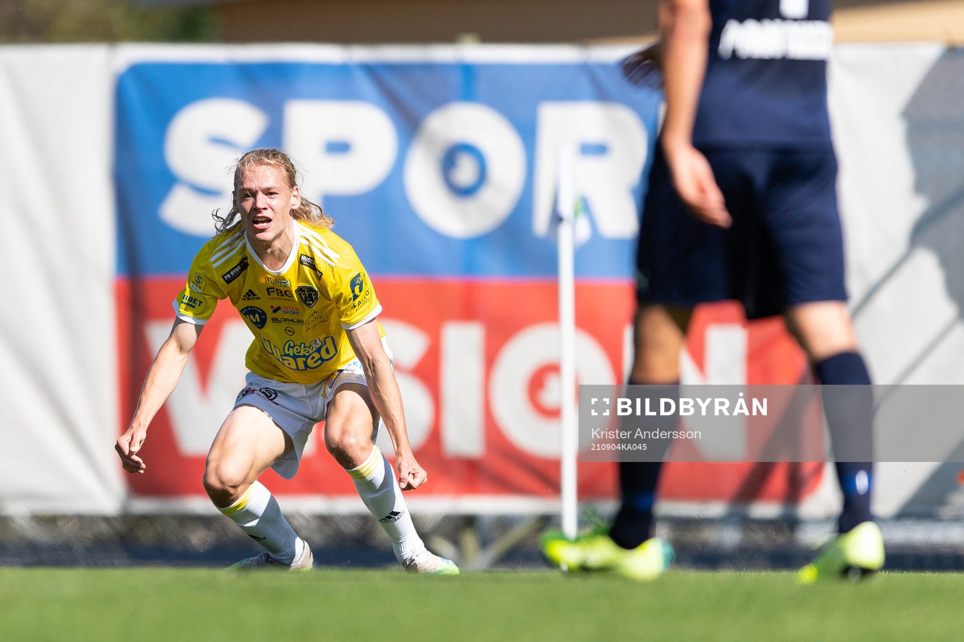 Falkenbergs Melker Nilsson jublar