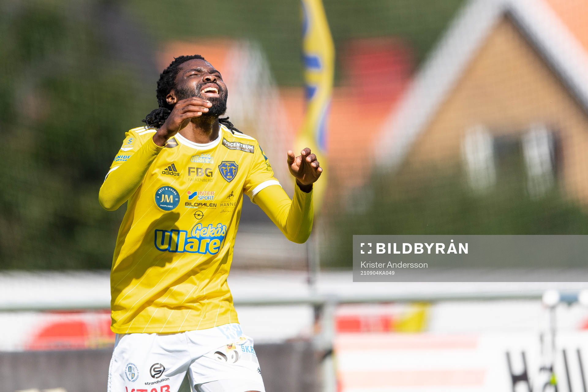 Falkenbergs Kwame Kizito deppar