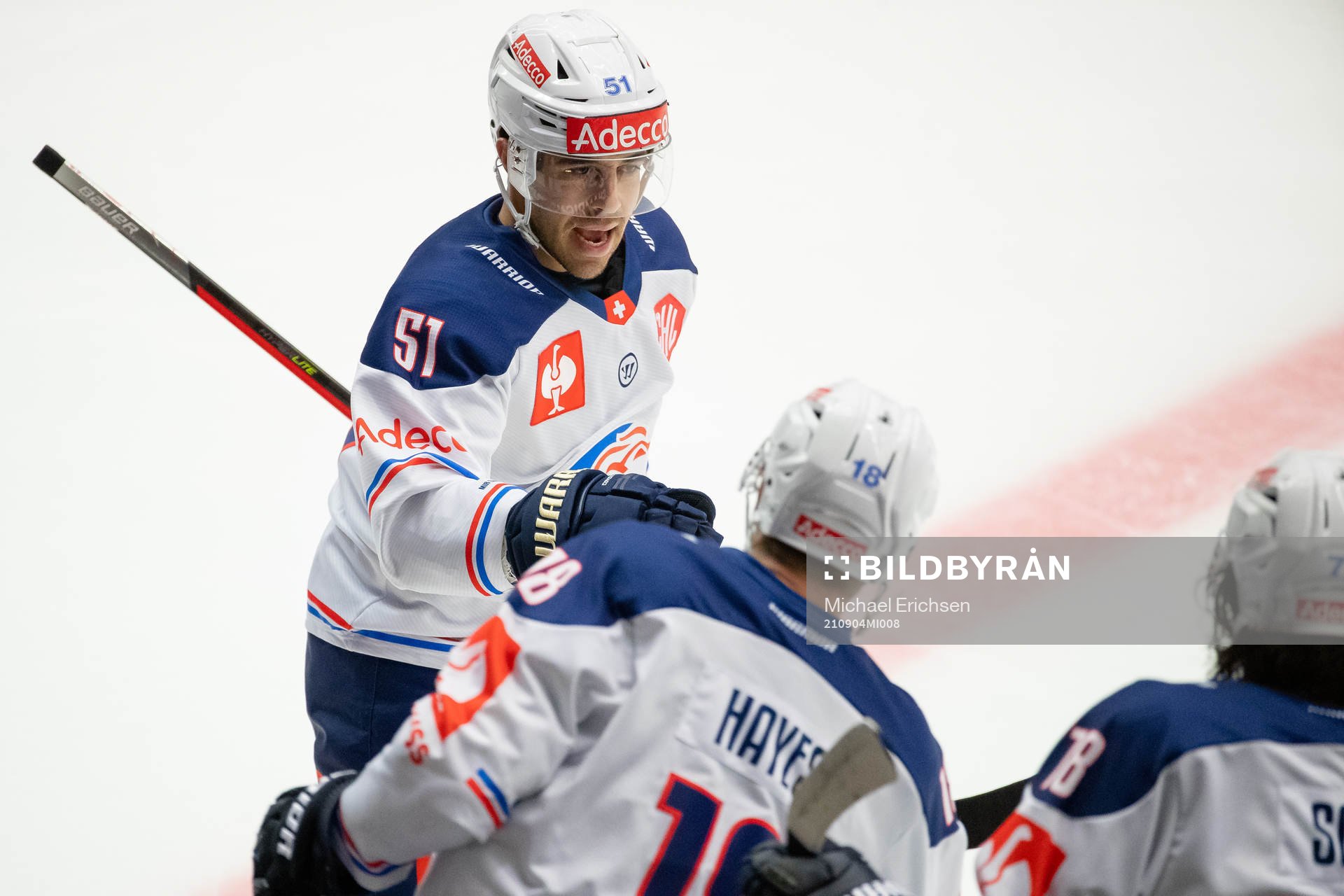Justin Azevedo of Zurich celebrates scoring 0-1