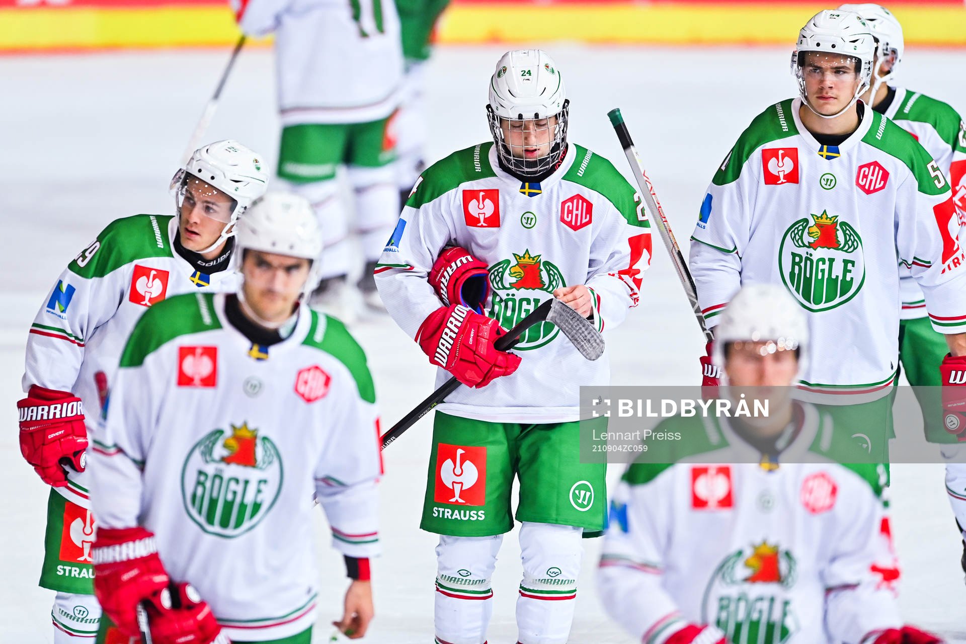 Tyler Kelleher, Marco Kasper and William Wallinder of