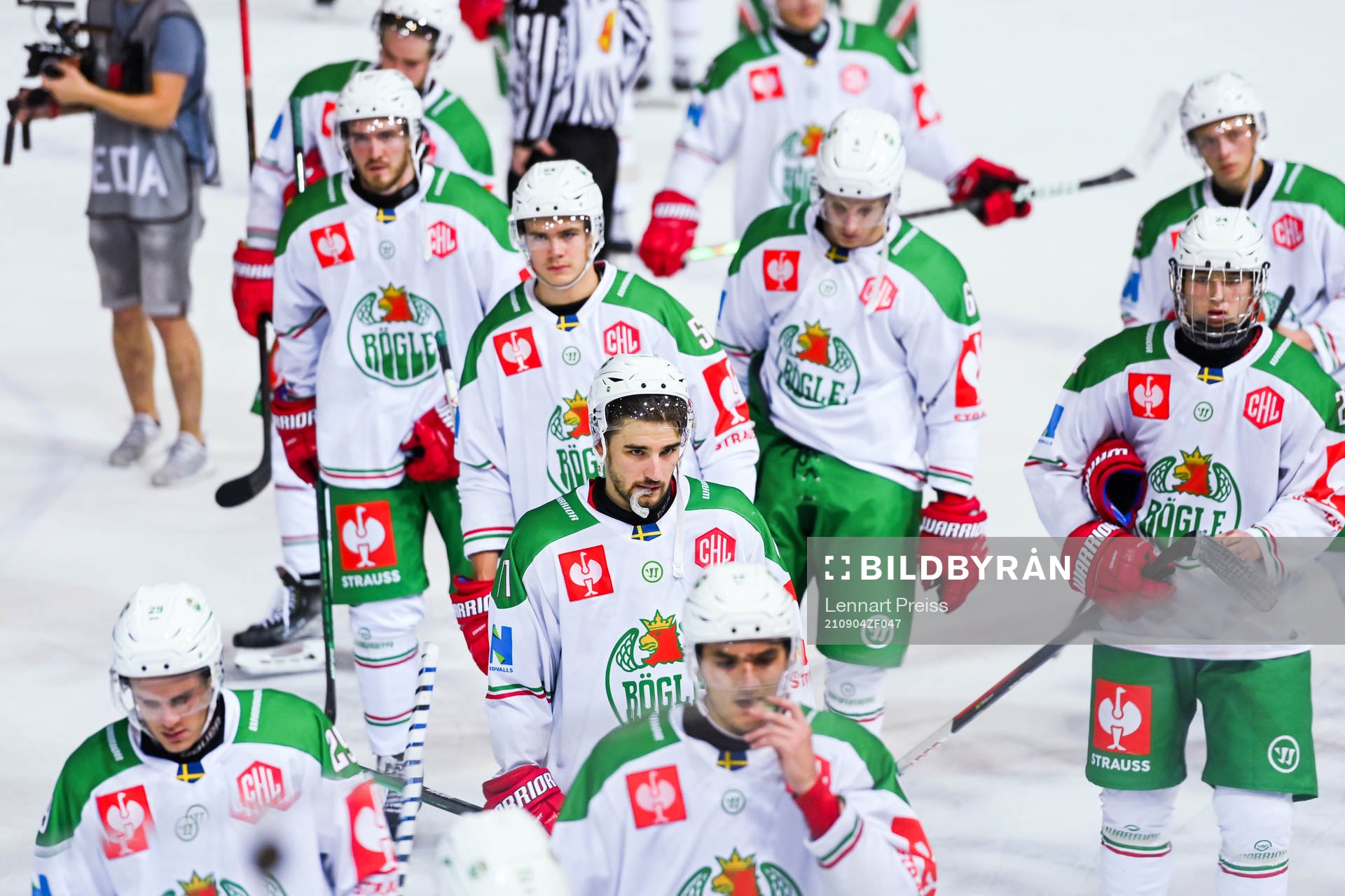 Players of Rögle looks dejected