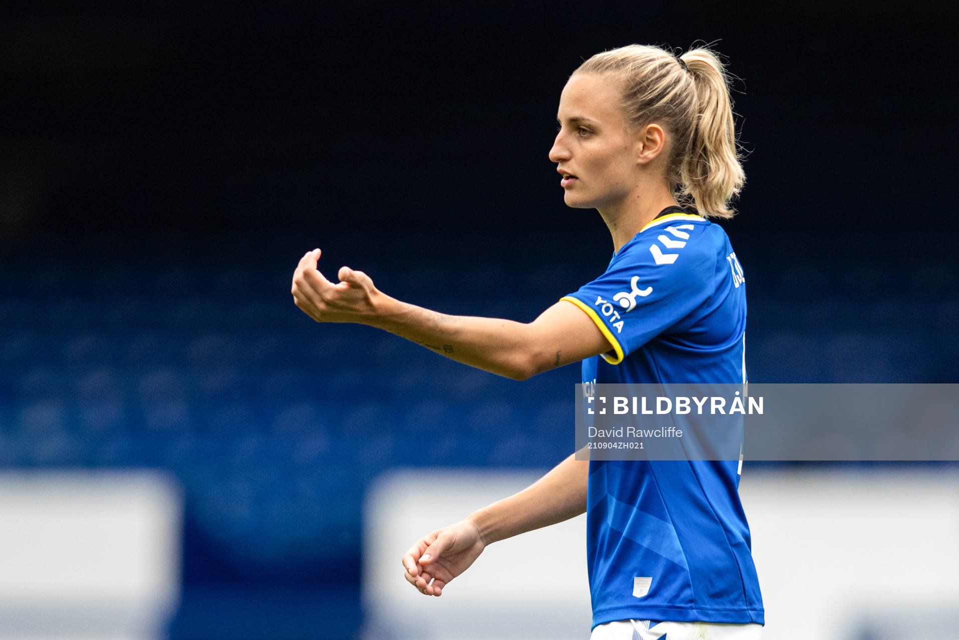 Nathalie Björn of Everton