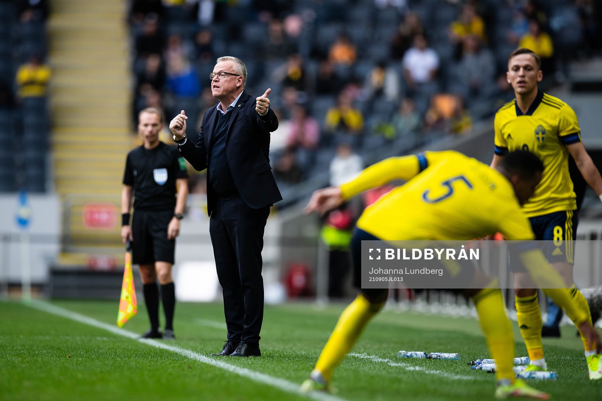 head coach Janne Andersson of Sweden
