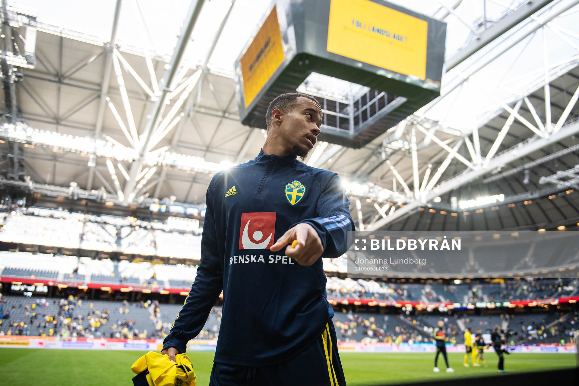 Robin Quaison of Sweden