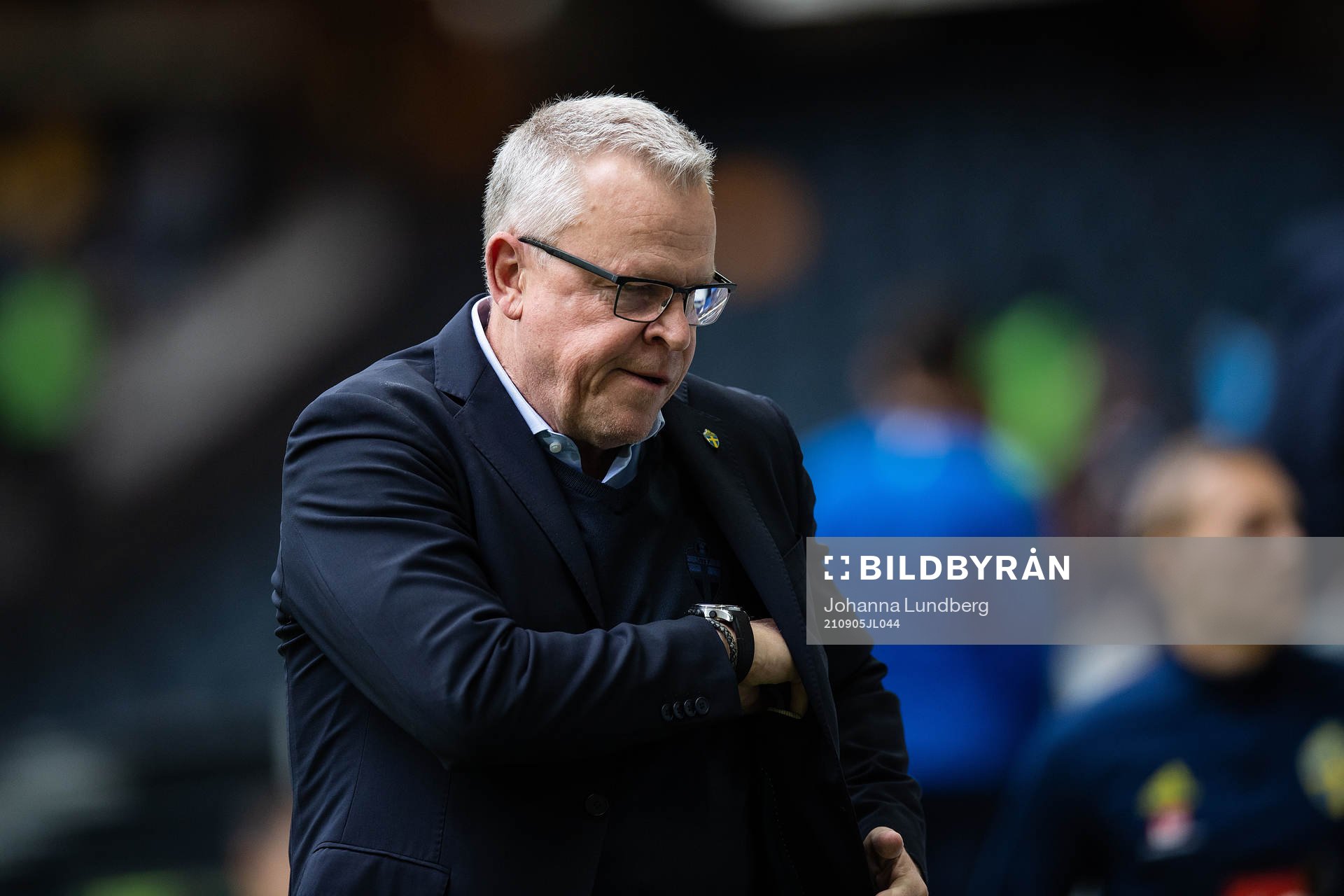head coach Janne Andersson of Sweden