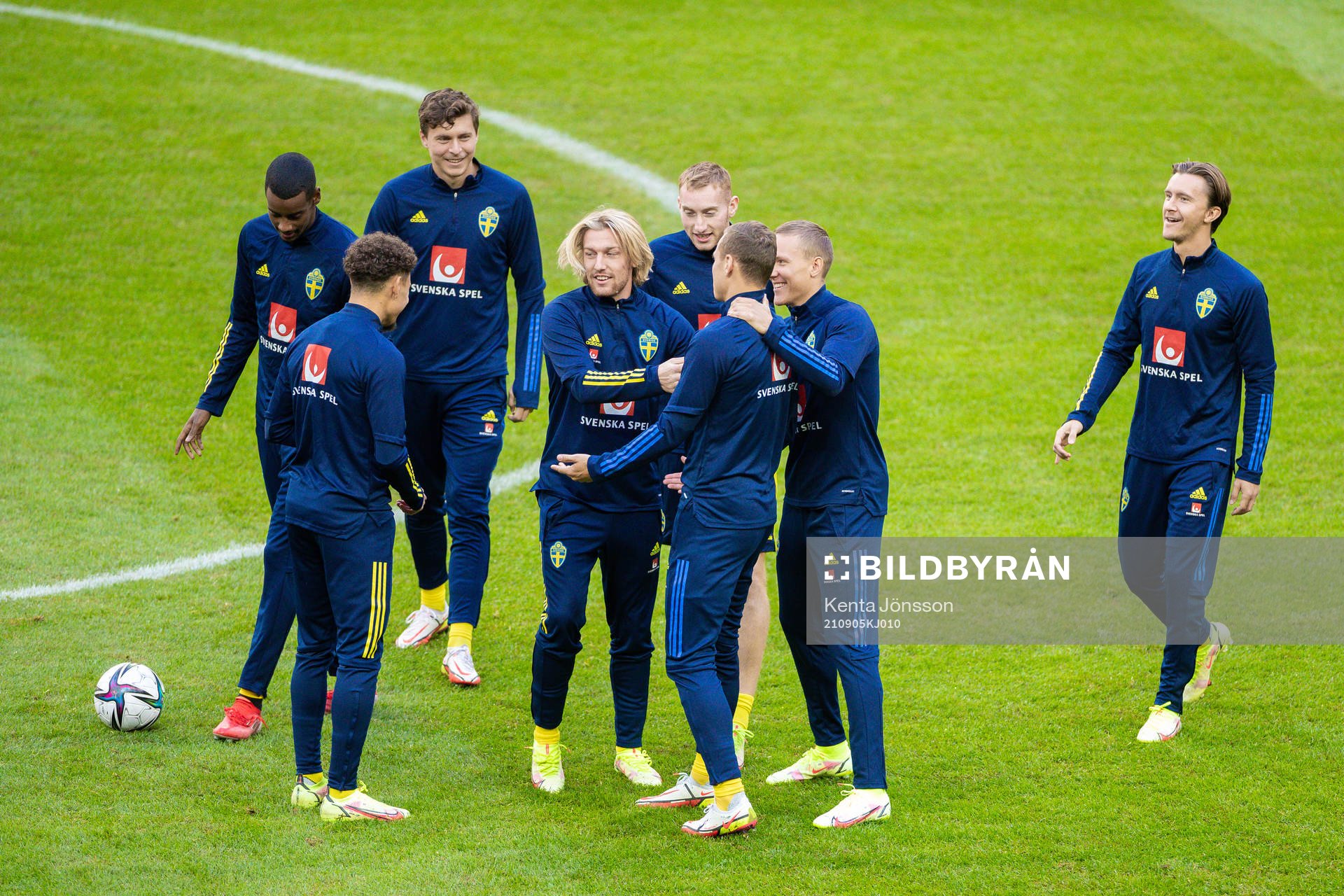 Jordan Larsson, Alexander Isak, Victor Nilsson Lindelöf,