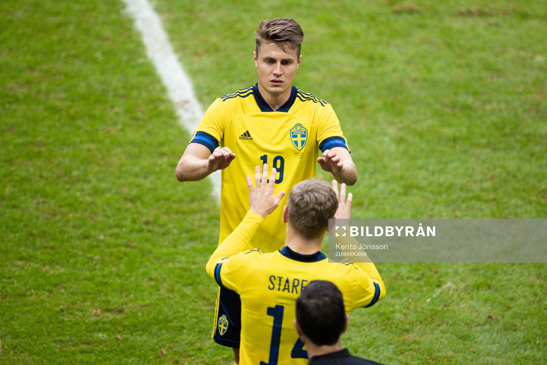 Mattias Svanberg and Carl Starfelt of Sweden