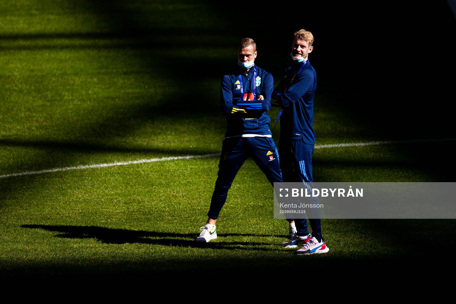 Viktor Claesson and Filip Helander of Sweden