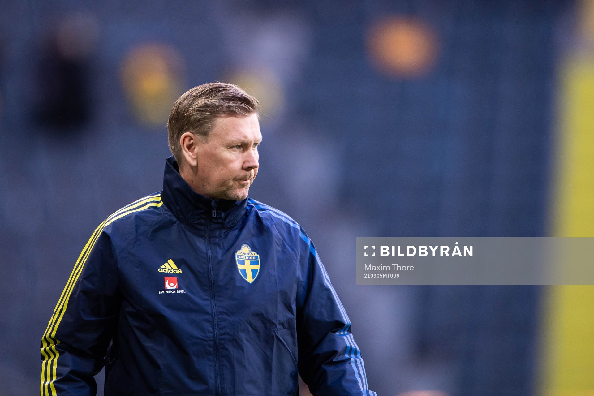 Assistant coach Peter Wettergren of Sweden