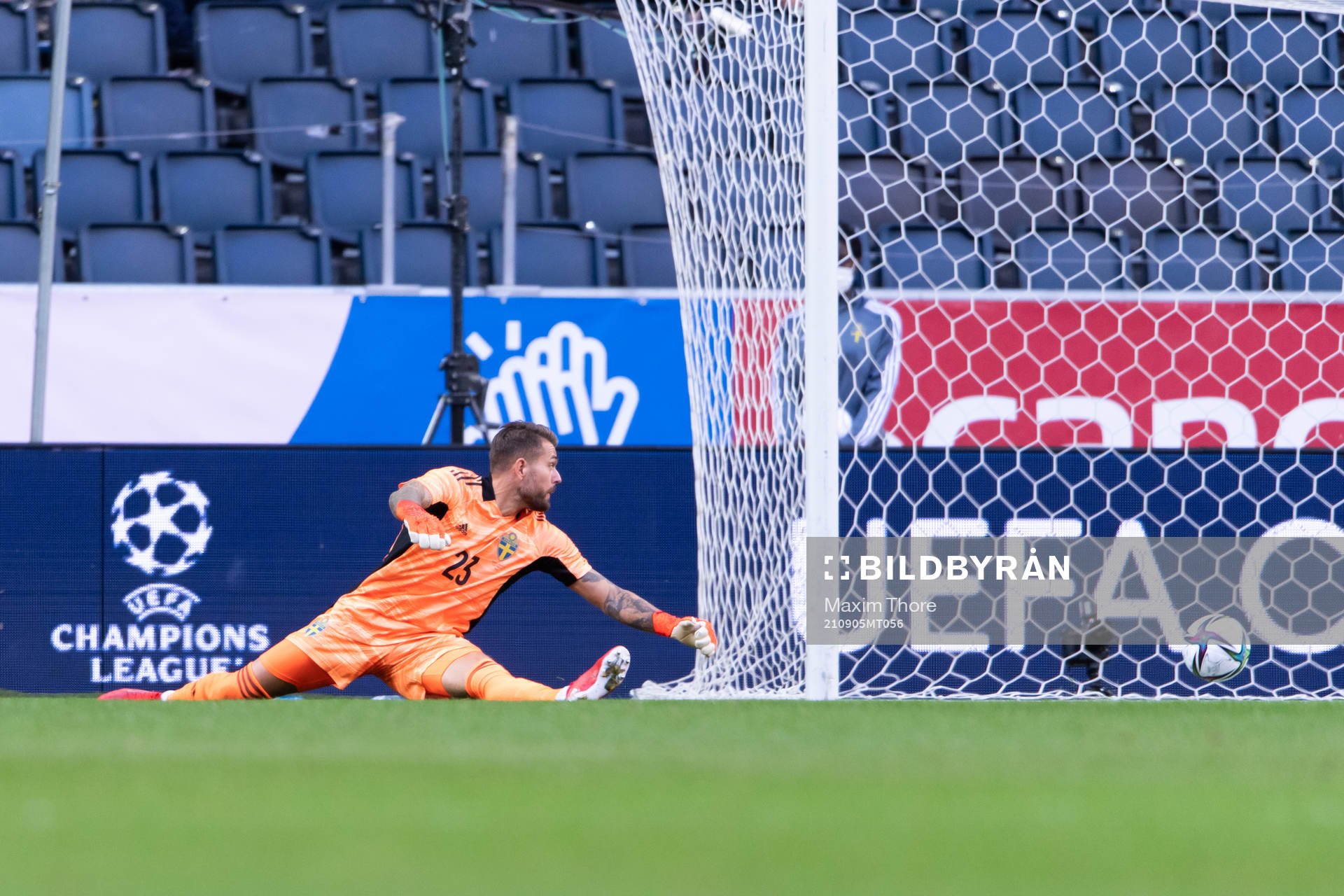 Goalkeeper Kristoffer Nordfeldt of Sweden as Eldor