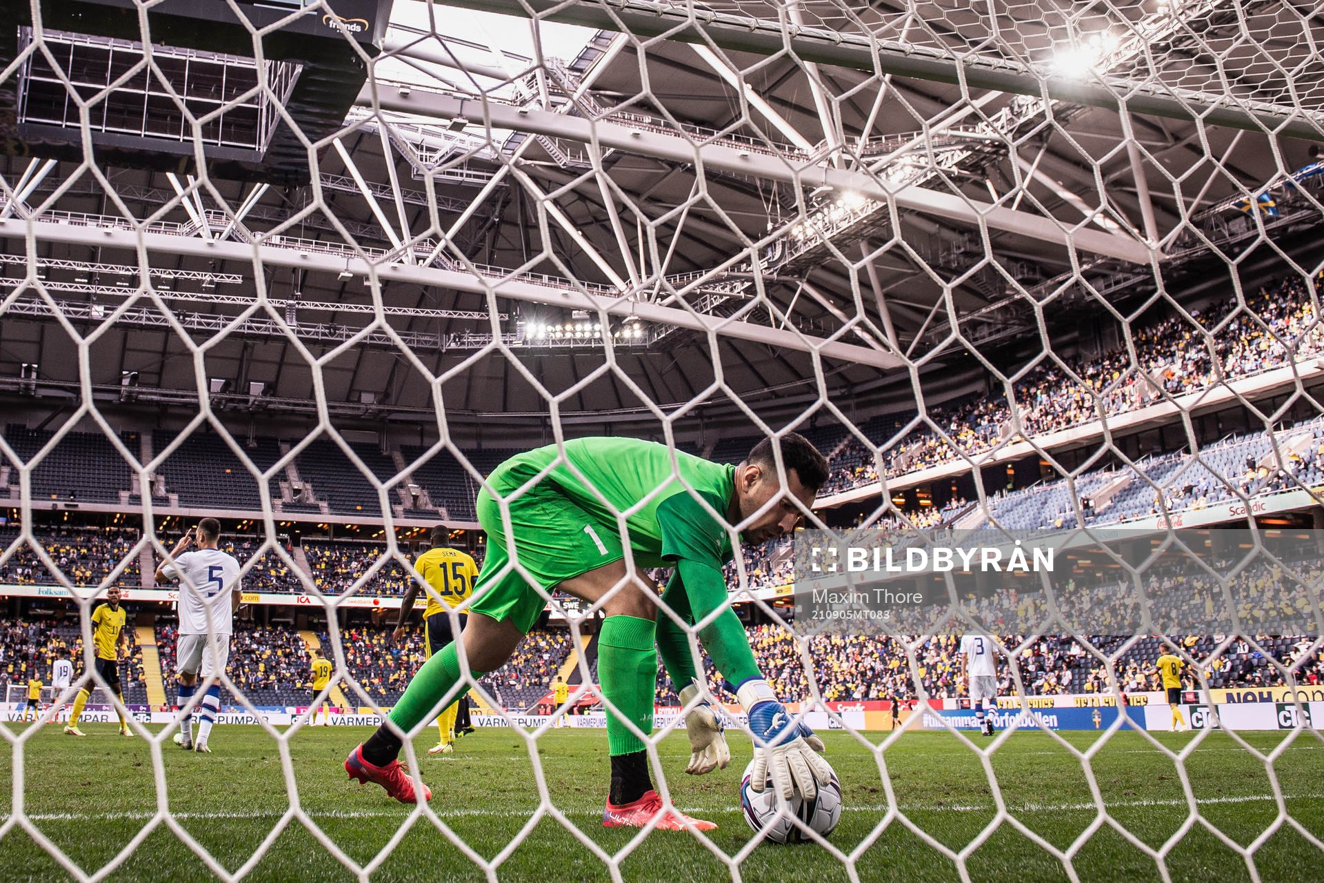 Goalkeeper Eldorbek Suyunov of Uzbekistan