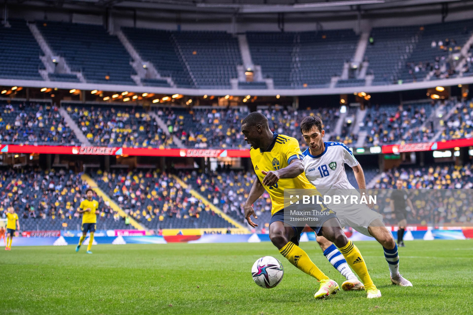 Ken Sema of Sweden and Abdulla Abdullaev of Uzbekistan