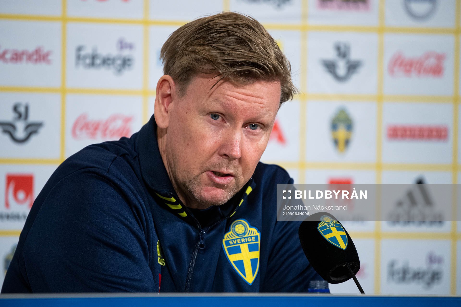 Assistant coach Peter Wettergren of the Swedish national