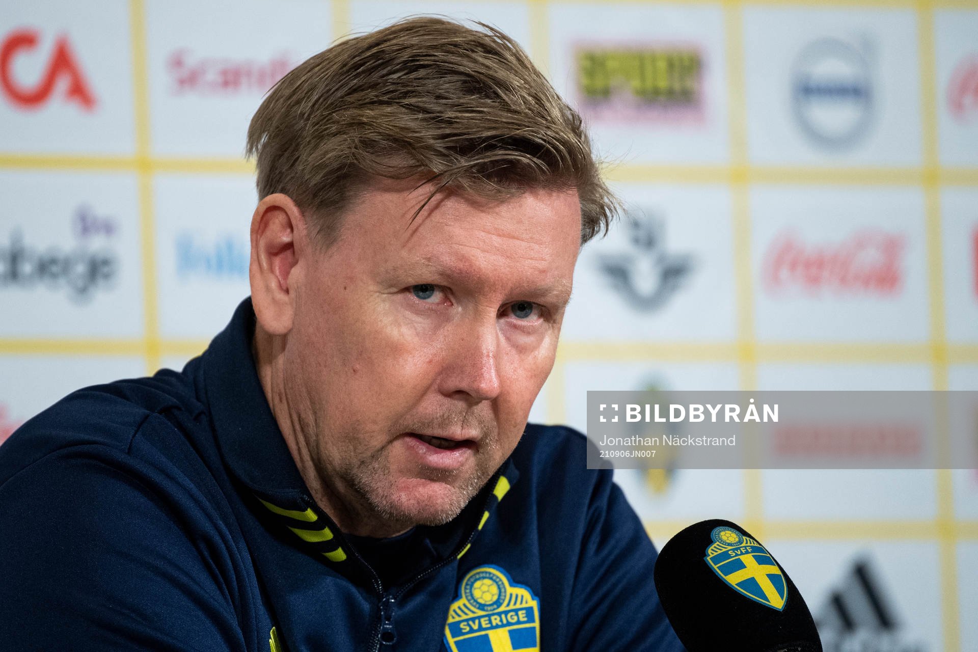 Assistant coach Peter Wettergren of the Swedish national