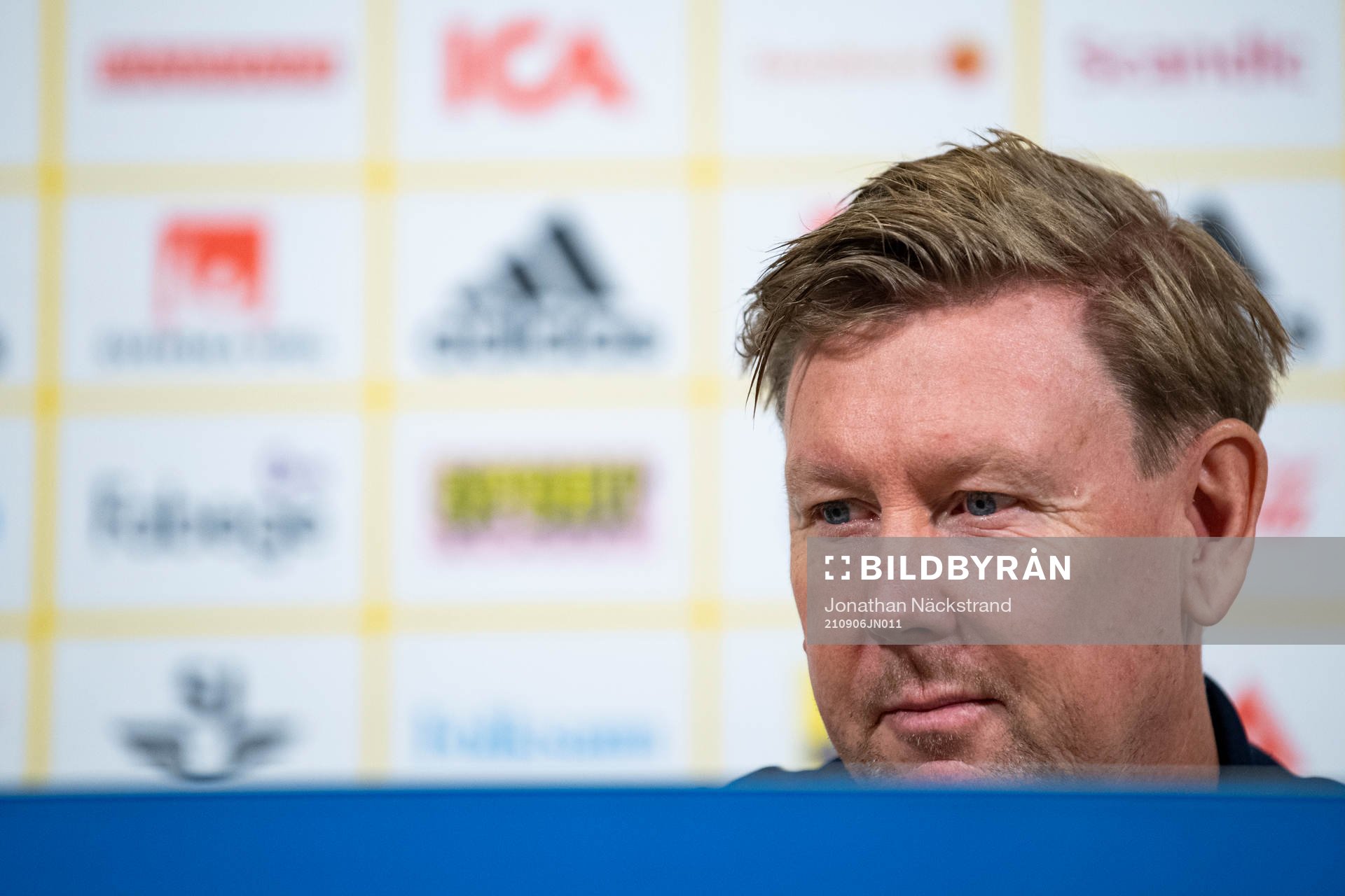 Assistant coach Peter Wettergren of the Swedish national