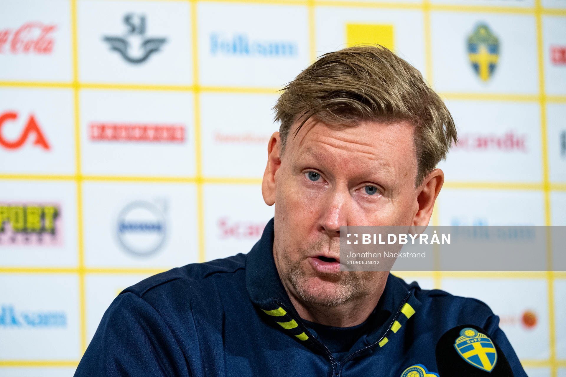 Assistant coach Peter Wettergren of the Swedish national