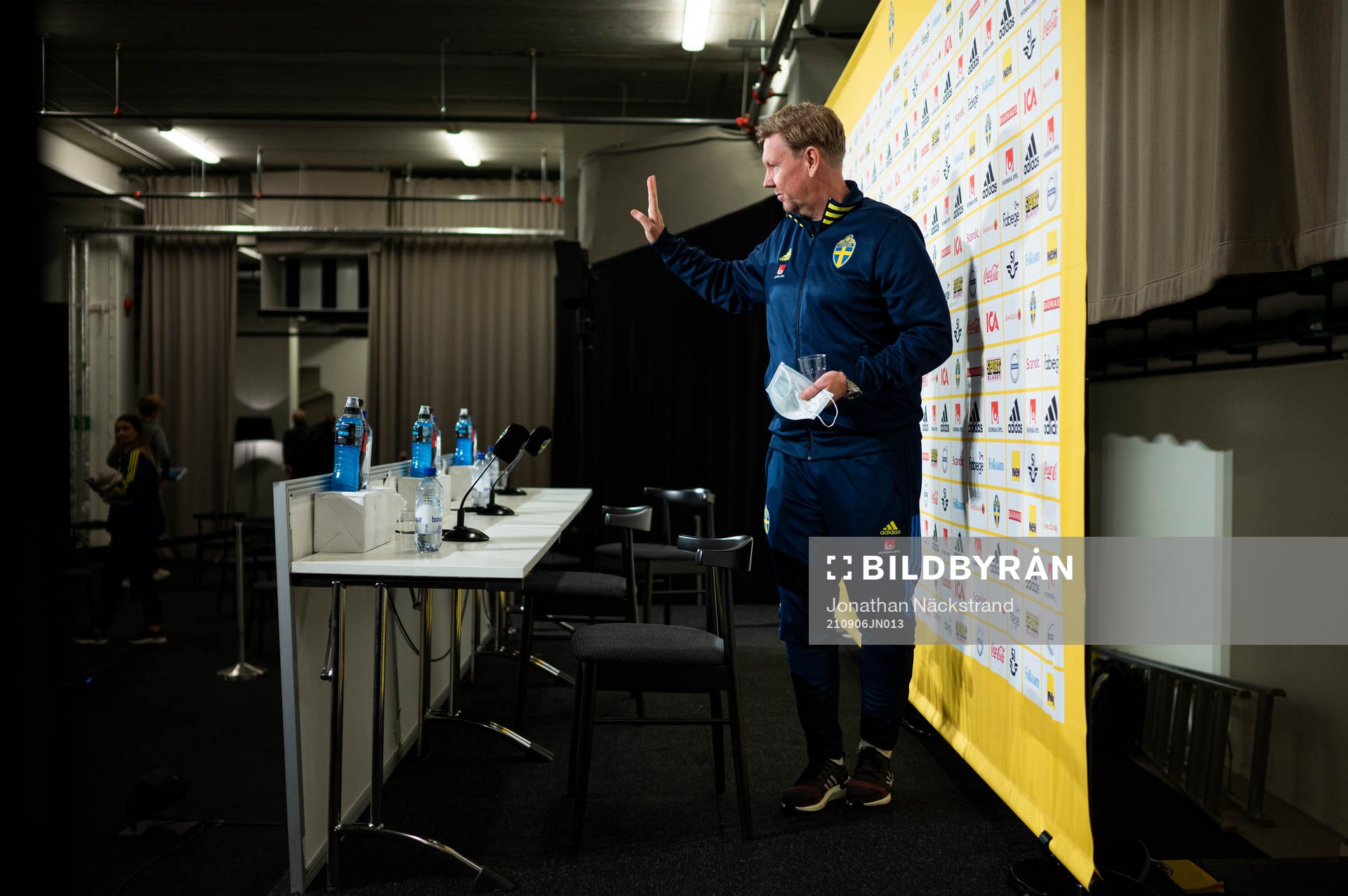 Assistant coach Peter Wettergren of the Swedish national