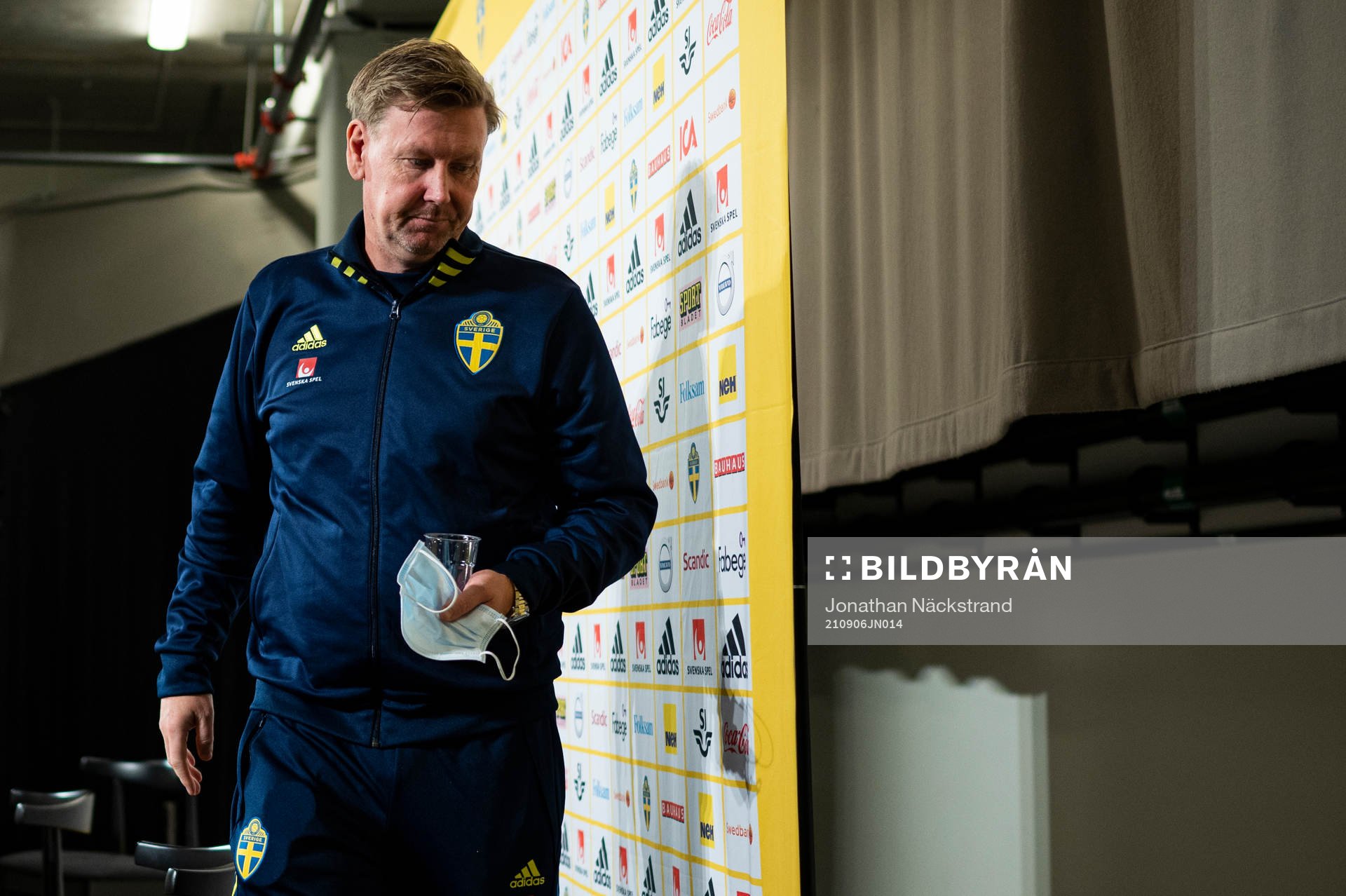Assistant coach Peter Wettergren of the Swedish national