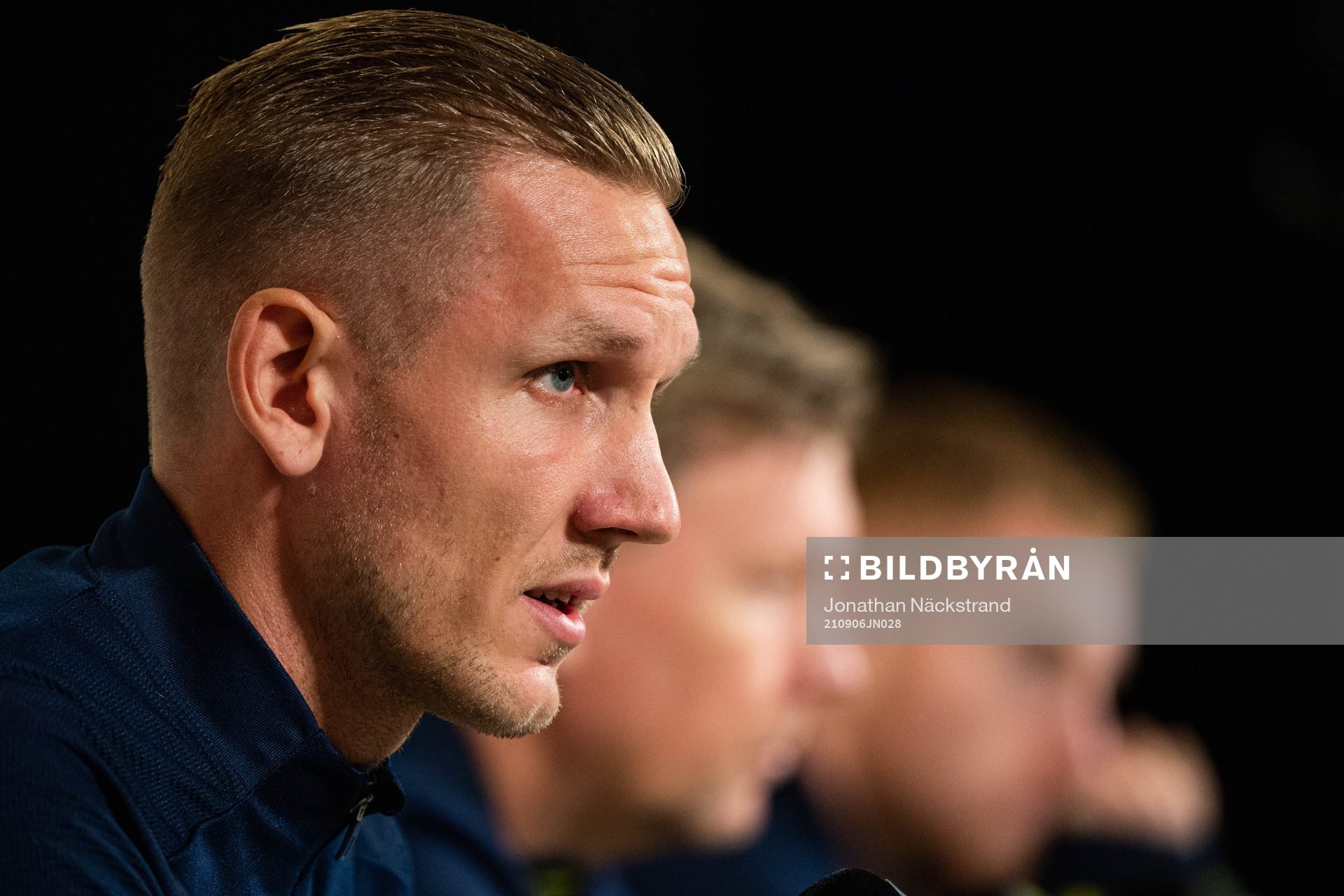 Robin Olsen of the Swedish national team