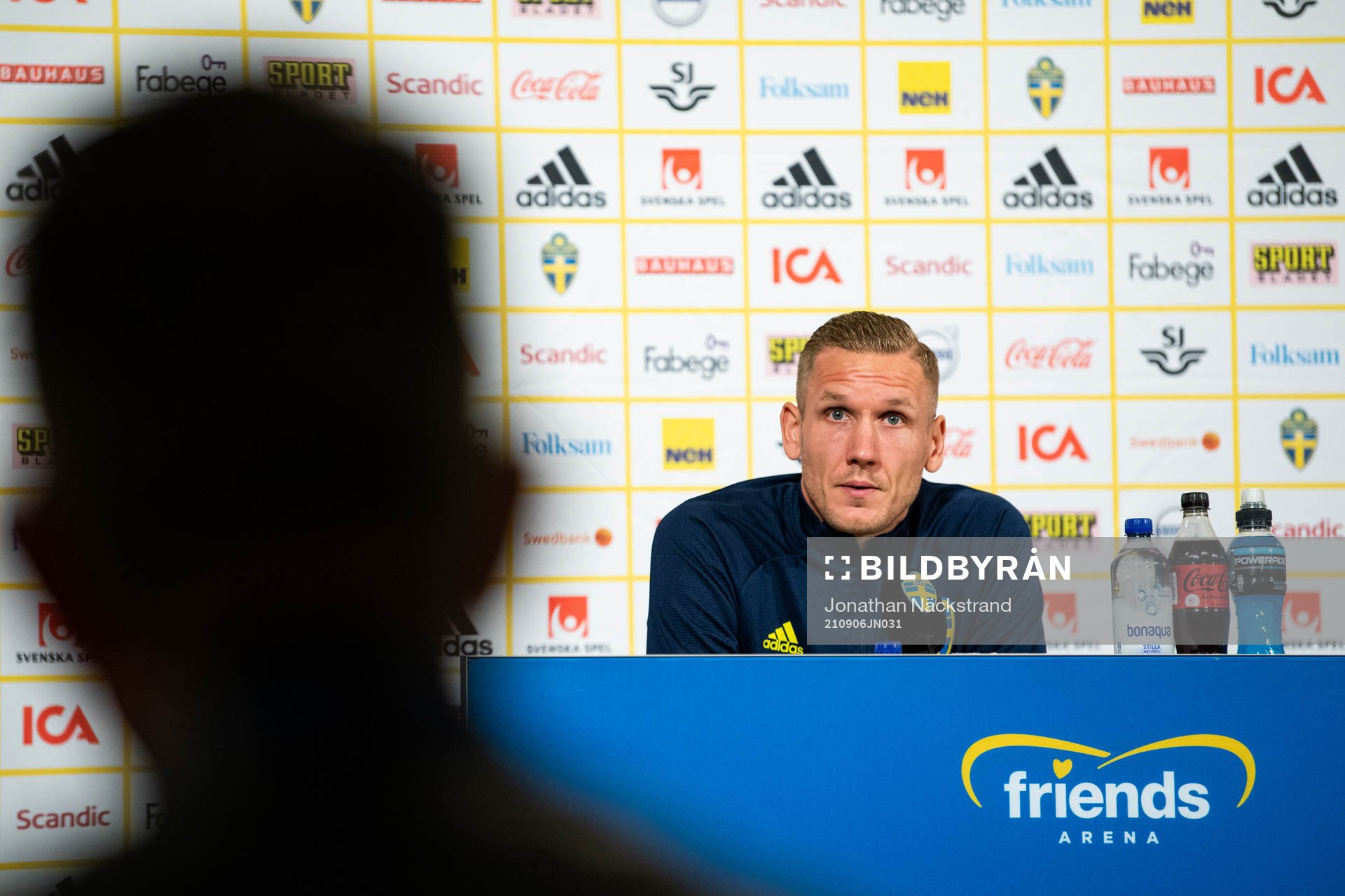 Robin Olsen of the Swedish national team