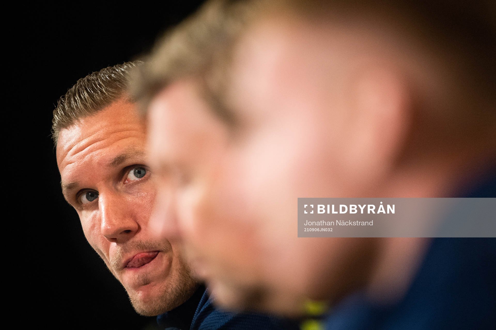 Robin Olsen of the Swedish national team
