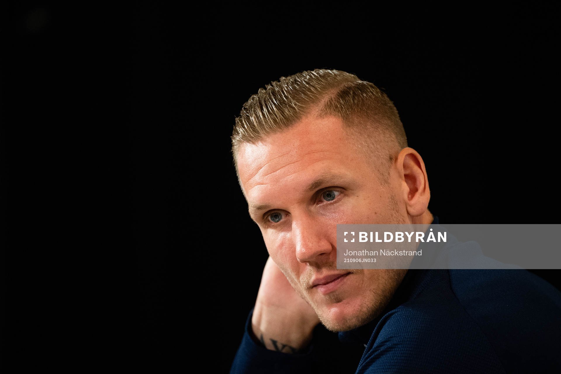 Robin Olsen of the Swedish national team