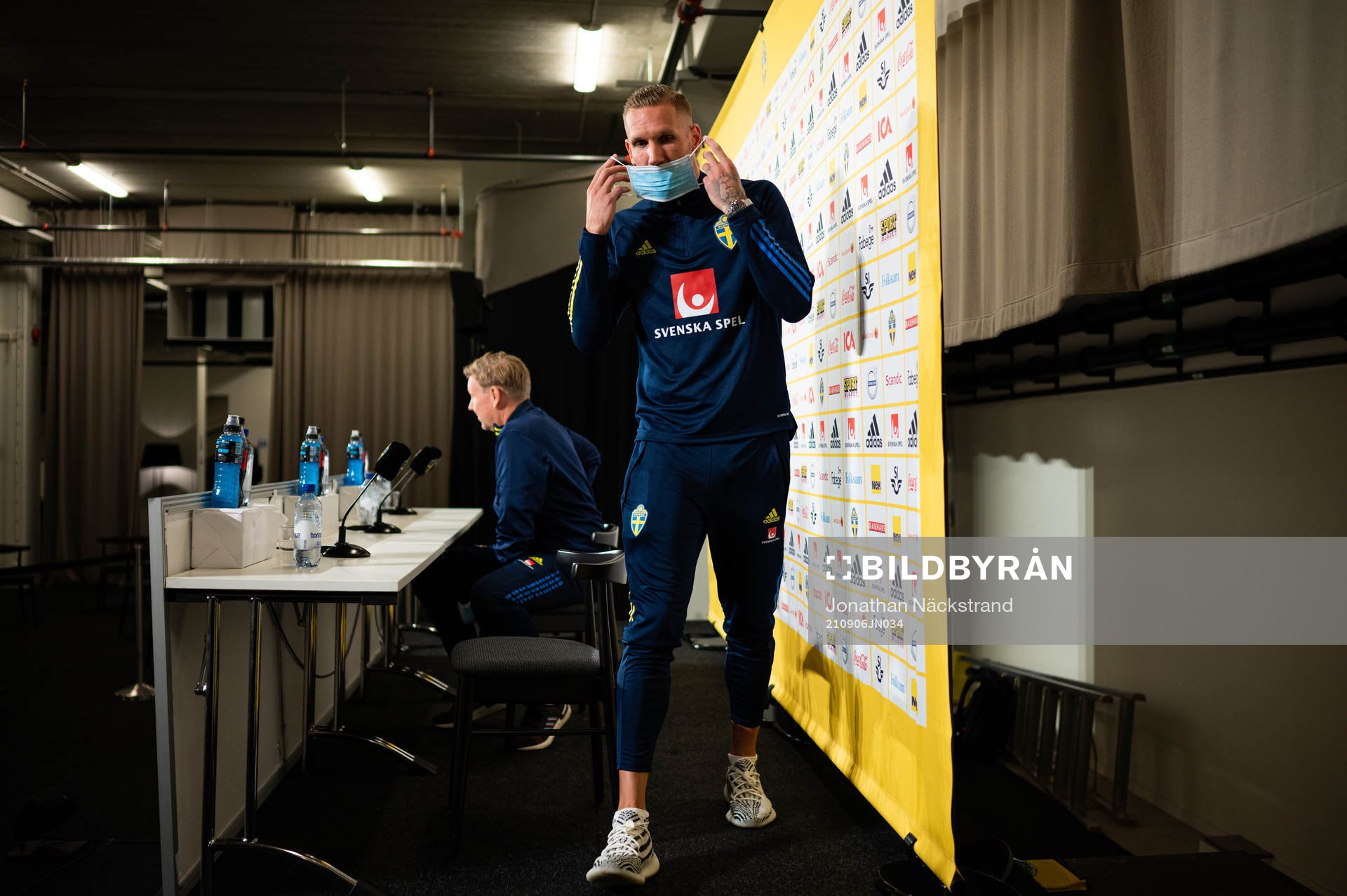 Robin Olsen of the Swedish national team