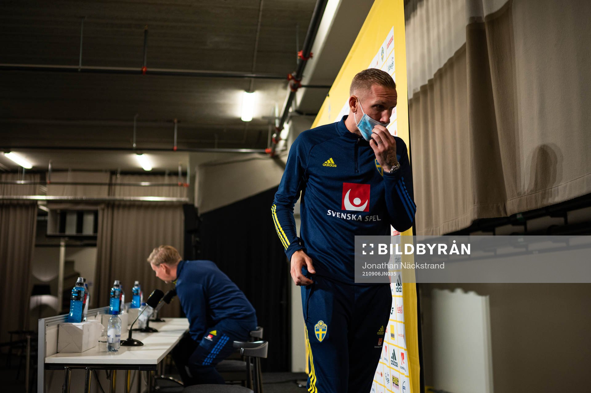 Robin Olsen of the Swedish national team