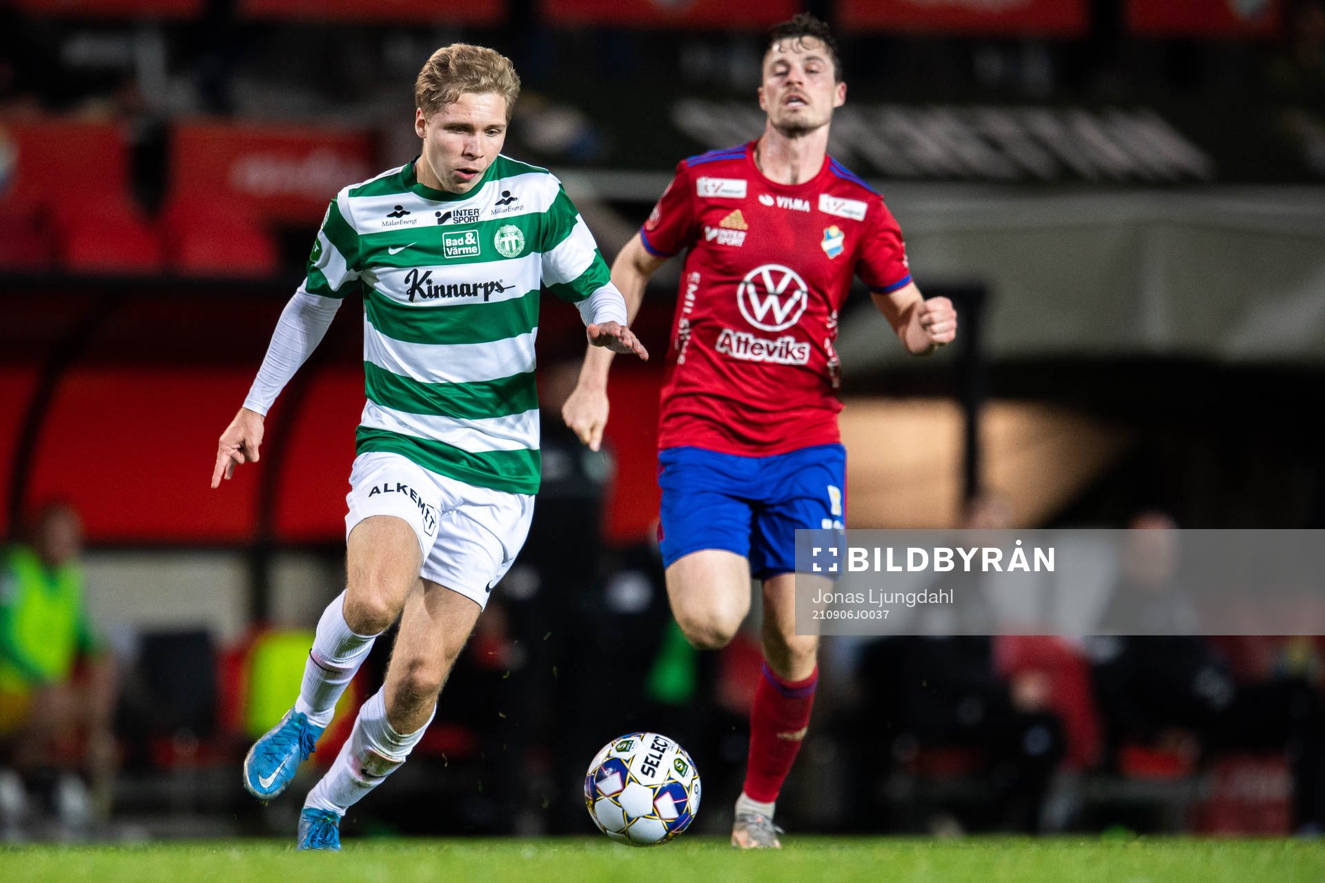 Västerås Samuel Sörman och Östers Nicolas Mortensen