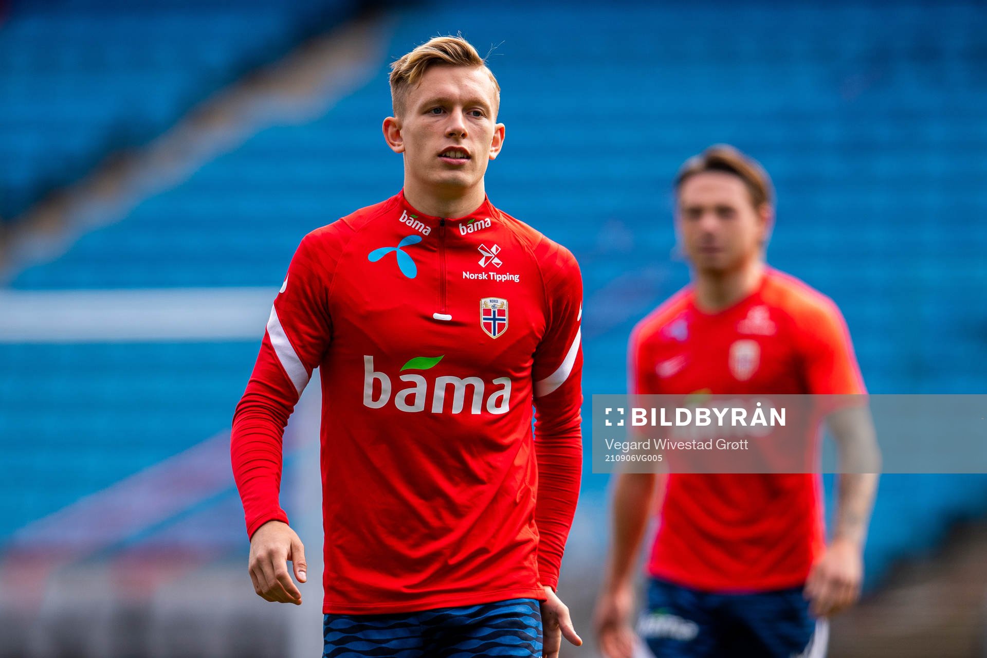 Marcus Holmgren Pedersen of the Norwegian national football
