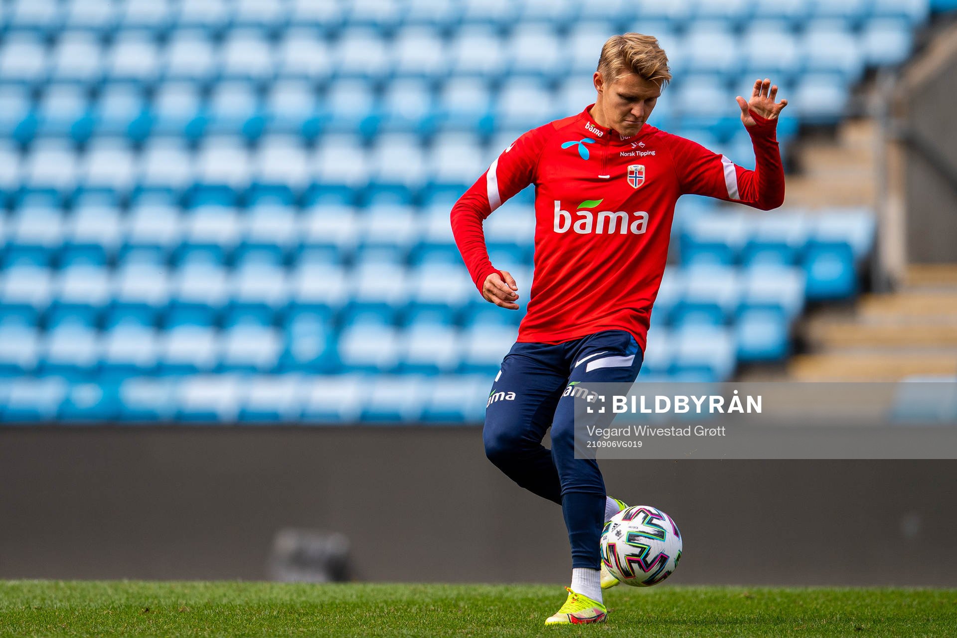 Martin Ødegaard of the Norwegian national football team
