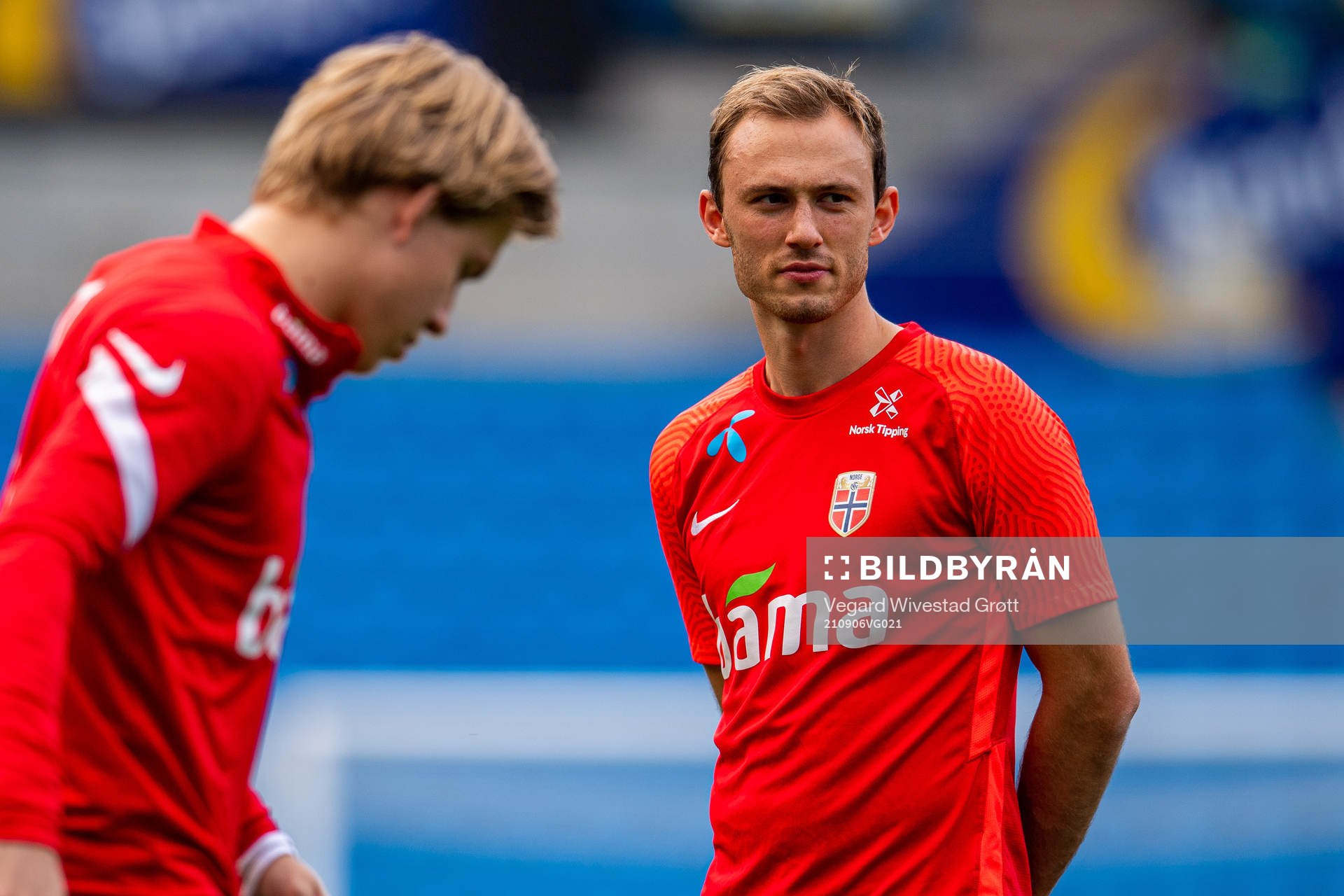 Fredrik Aursnes of the Norwegian national football team