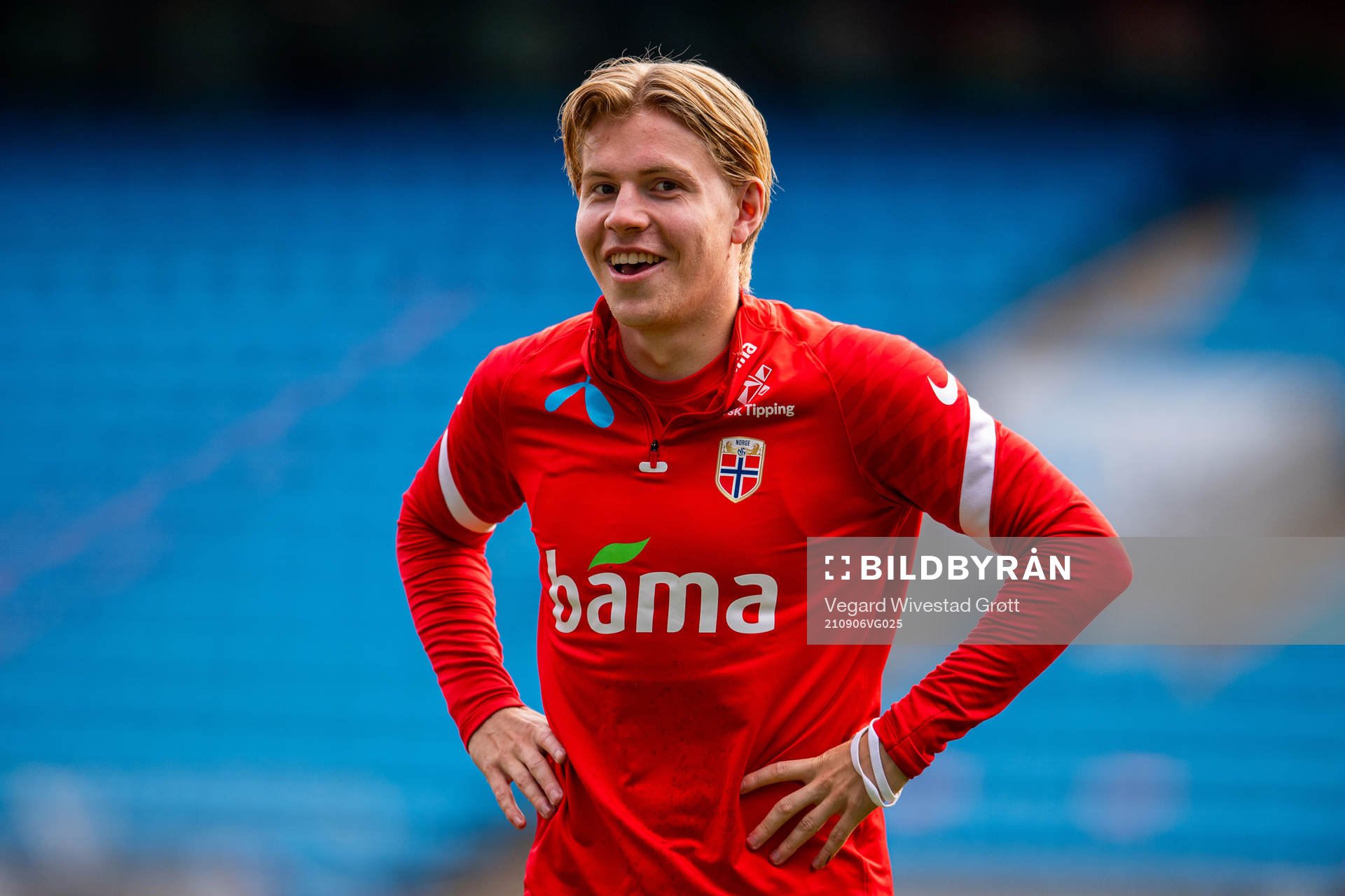 Jens Petter Hauge of the Norwegian national football team