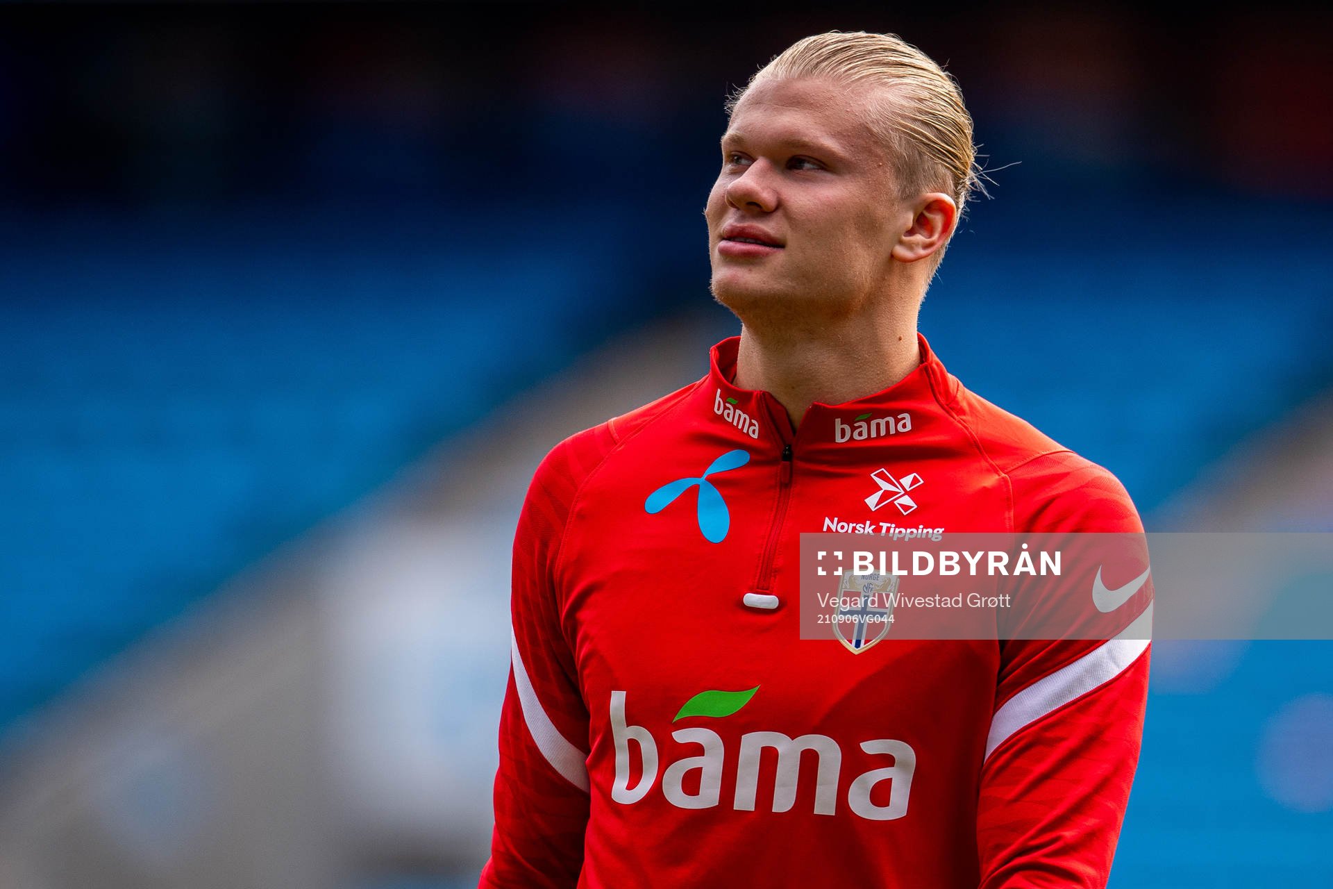 Erling Braut Haaland of the Norwegian national football team