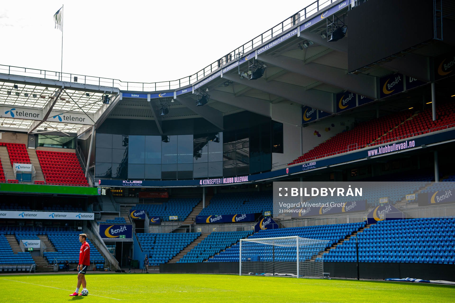 Alexander Sørloth of the Norwegian national football team
