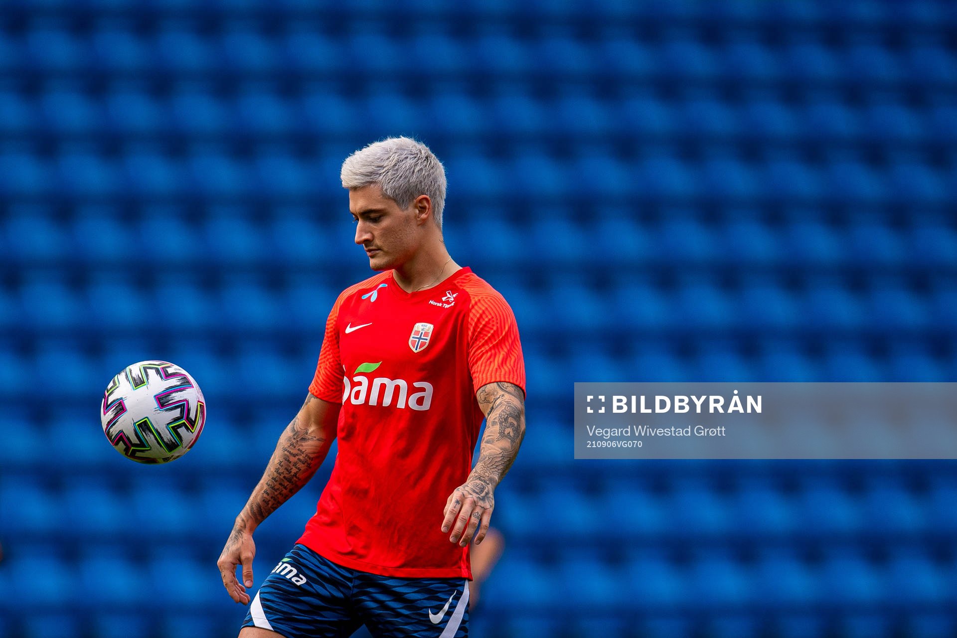 Mathias Normann of the Norwegian national football team