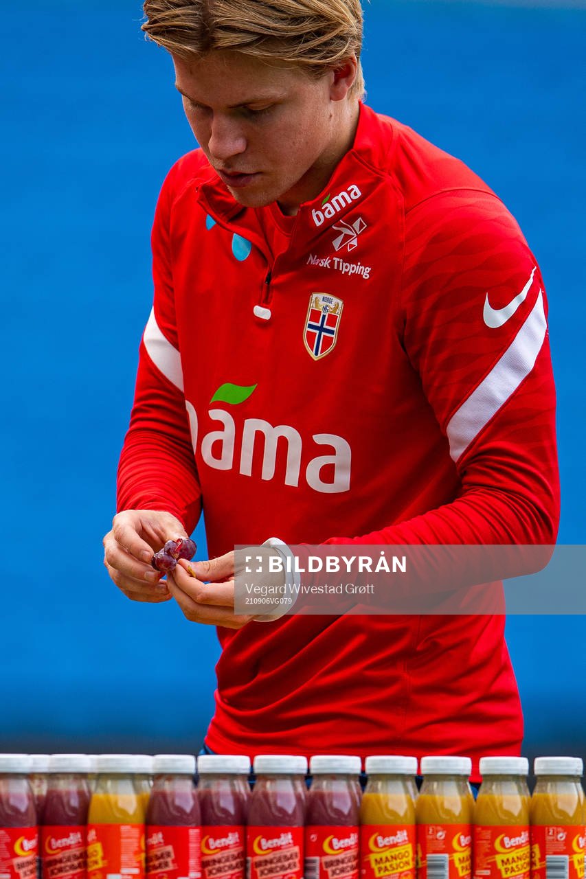 Jens Petter Hauge of the Norwegian national football team