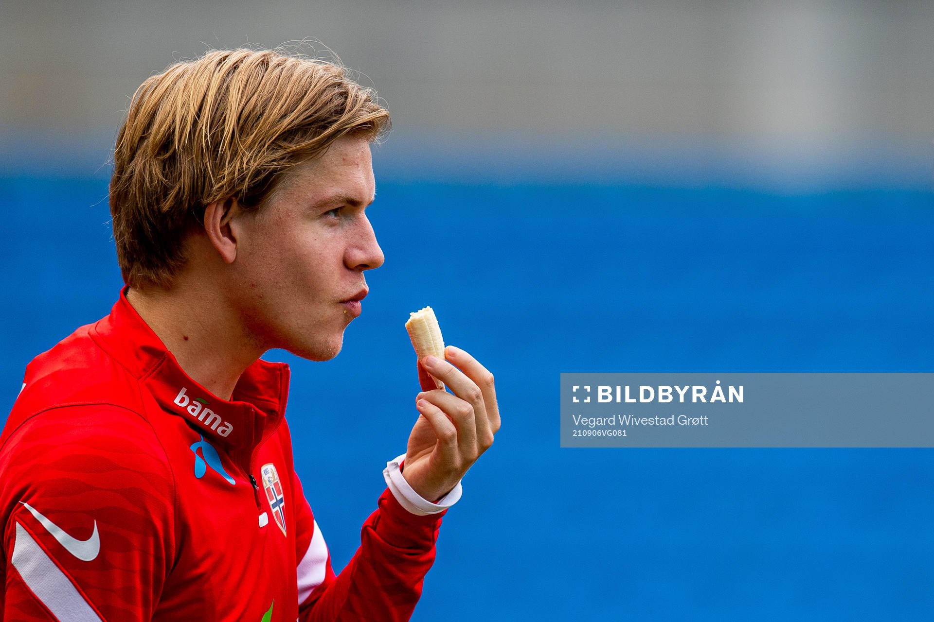 Jens Petter Hauge of the Norwegian national football team