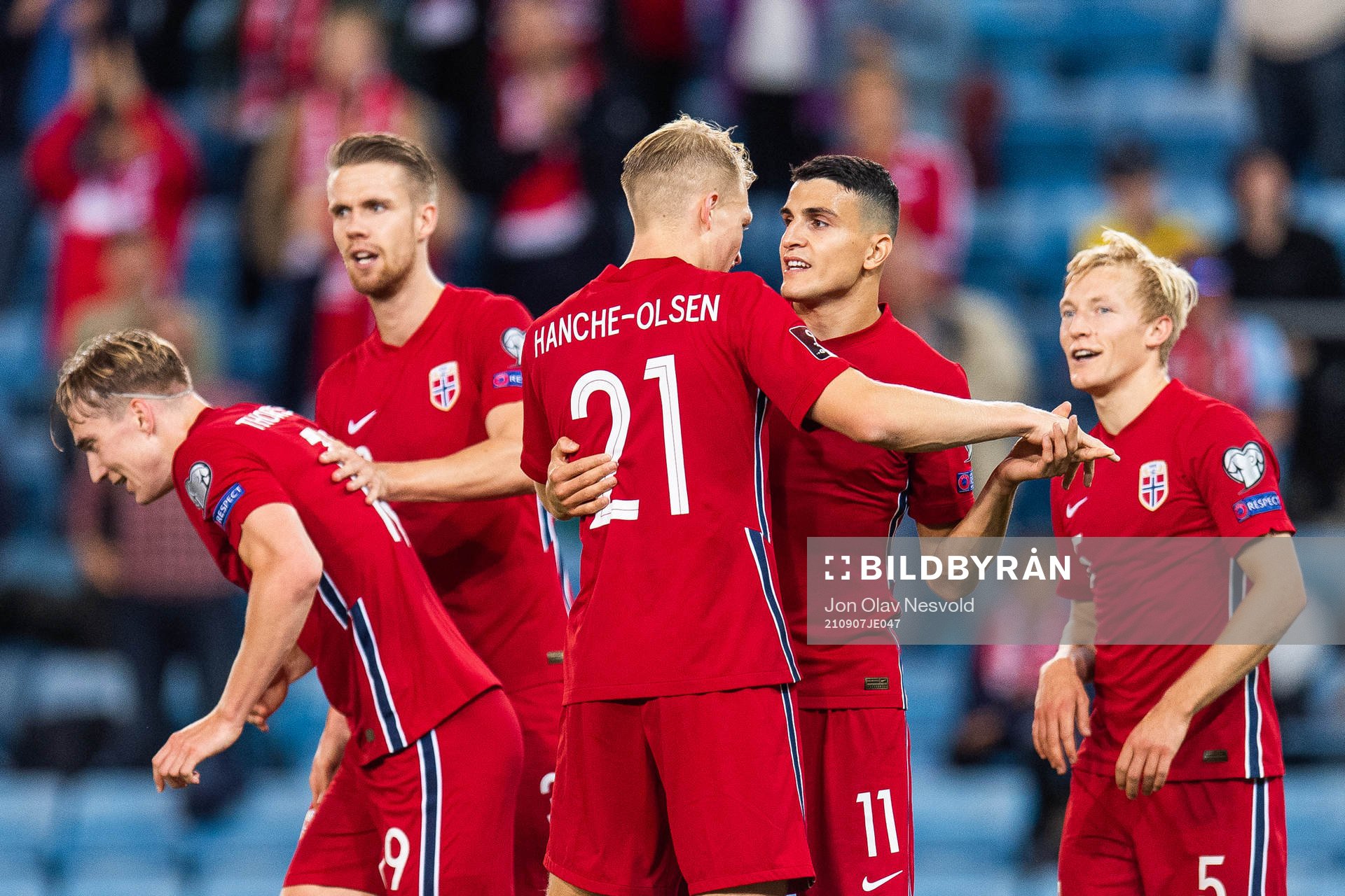 Andreas Hanche-Olsen, Mohamed Elyounoussi and Birger Meling