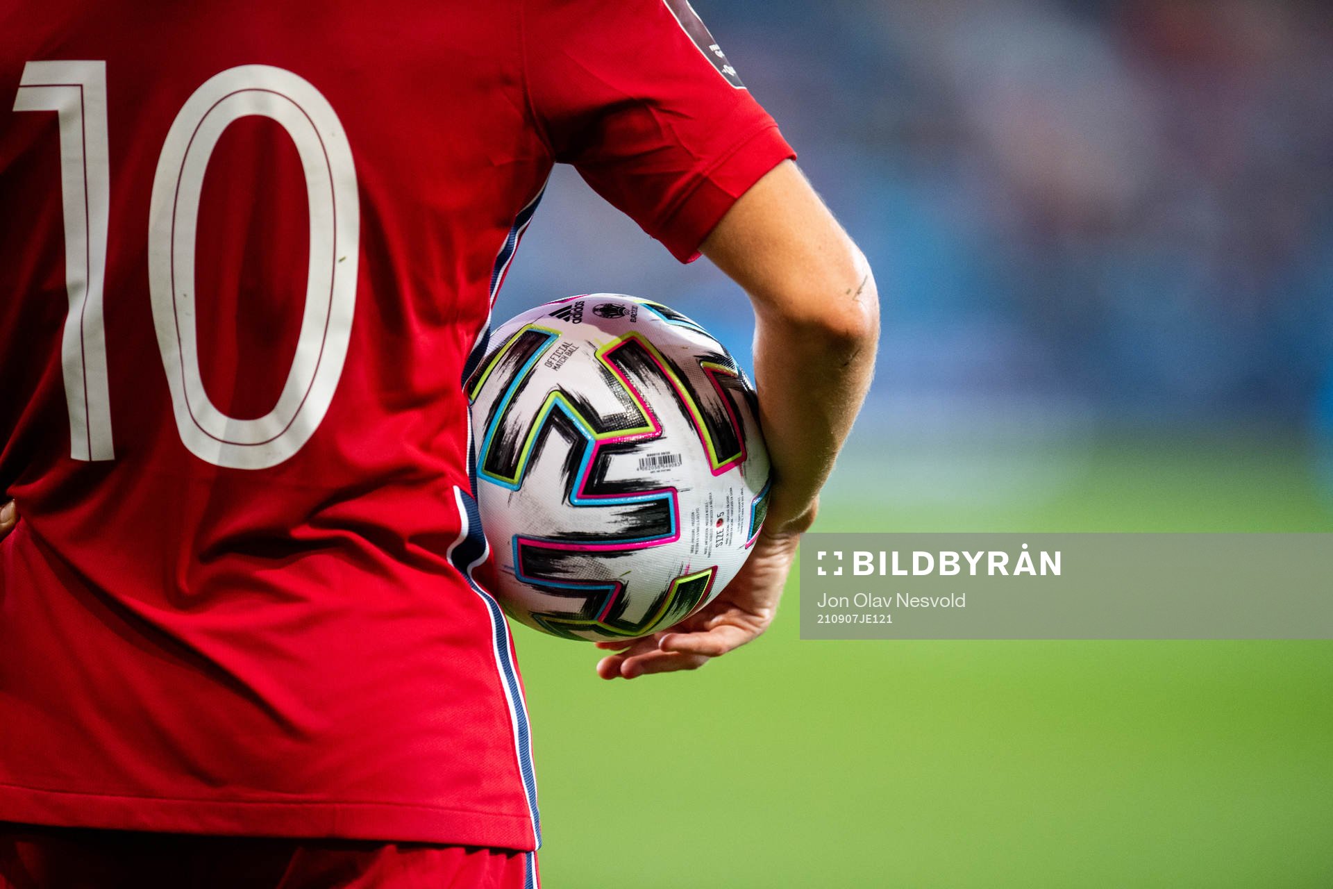 A close-up of Martin Ødegaard of Norway