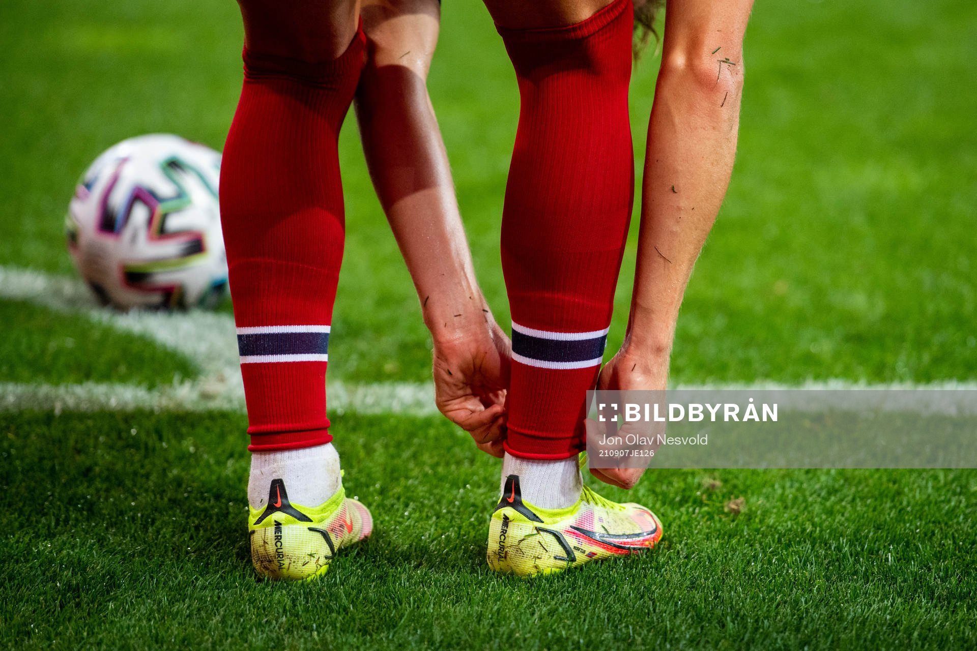 A close-up of Martin Ødegaard of Norway