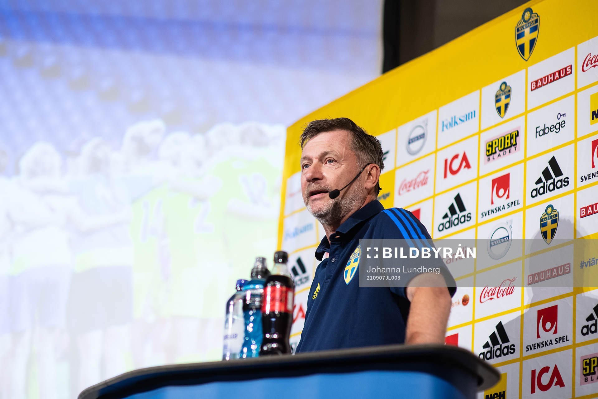 Peter Gerhardsson, head coach of the Swedish women's